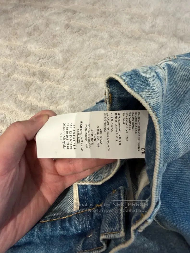 Maison Margiela Maison Margiela Cut jeans with a knife Size 27" / US 4 / IT 40 - 4 Thumbnail
