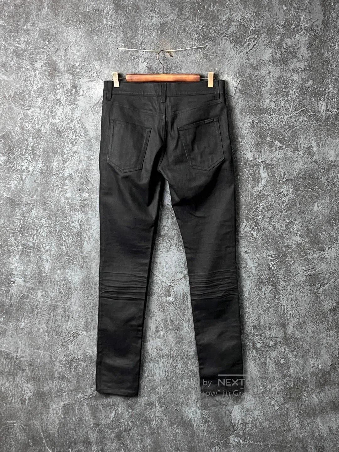 Saint Laurent Paris Saint Laurent Black Cotton Jeans. Size US 34 / EU 50 - 2 Thumbnail