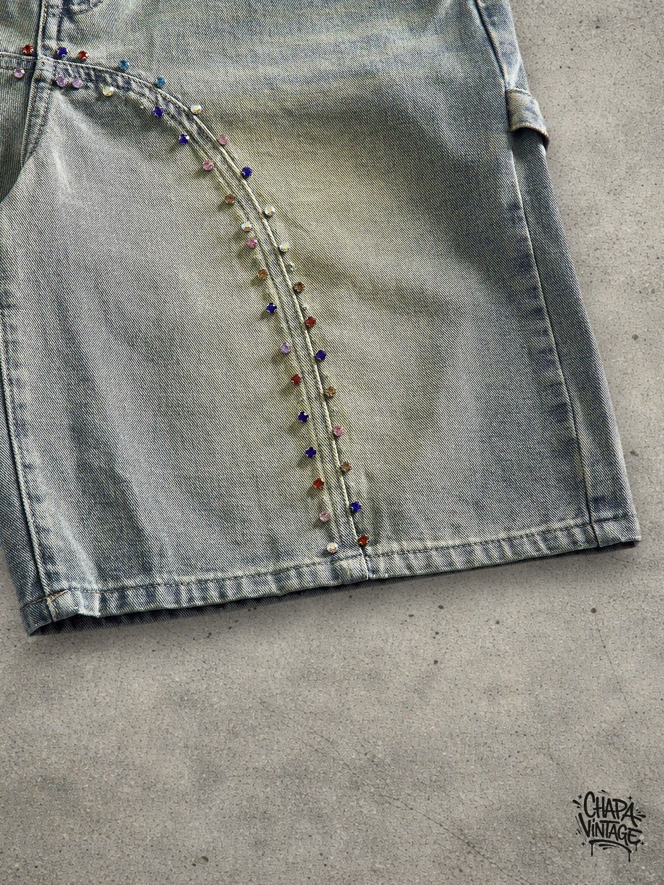 Vintage Washed jeans shorts Size US 34 / EU 50 - 2 Thumbnail