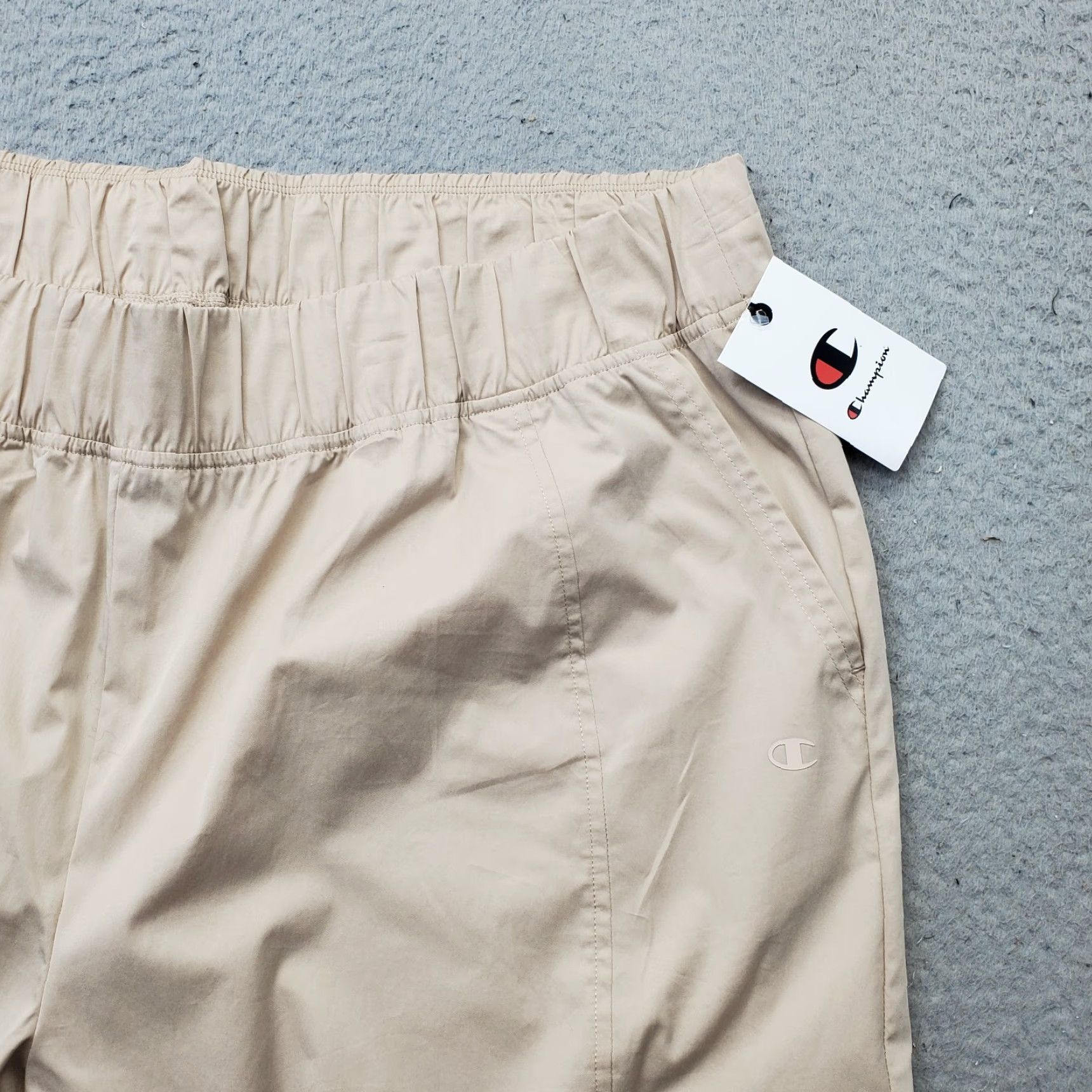 Champion Champion Jogger Pants Womens 2XL Tan Elastic Waist Pockets Size 2XL Size 40" / US 18 - 7 Thumbnail