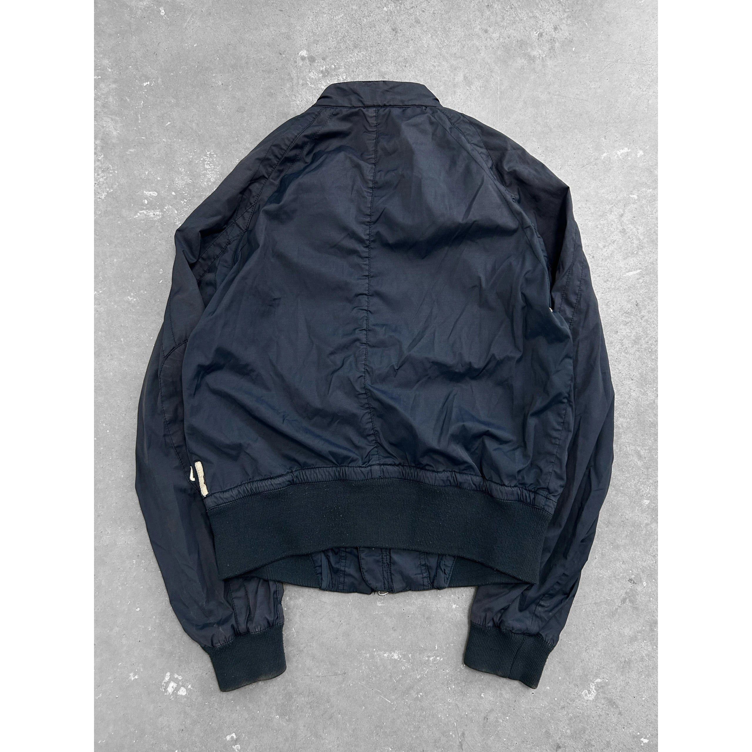 Armani Armani Jeans 2000's Navy Multizipper Jacket Size US M / EU 48-50 / 2 - 3 Thumbnail
