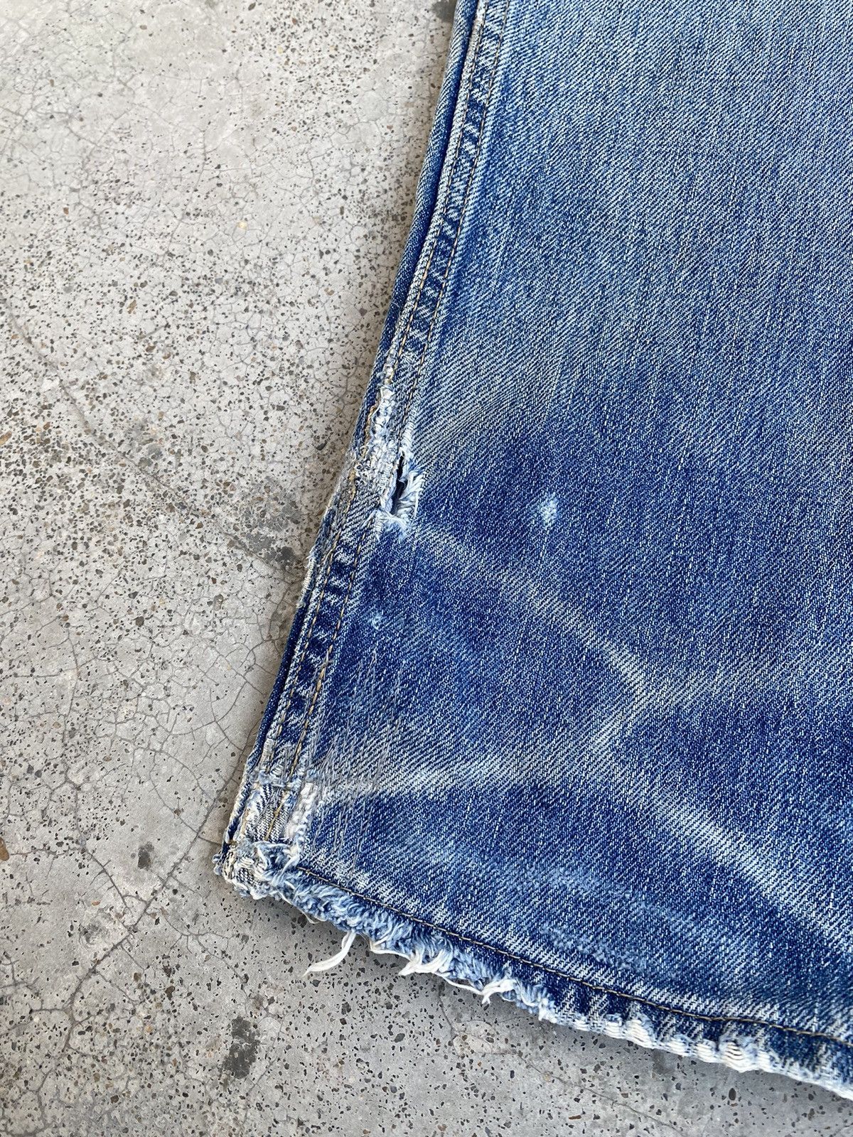 Spellbound Vintage Spellbound Boro Distressed Denim Size US 33 - 11 Thumbnail
