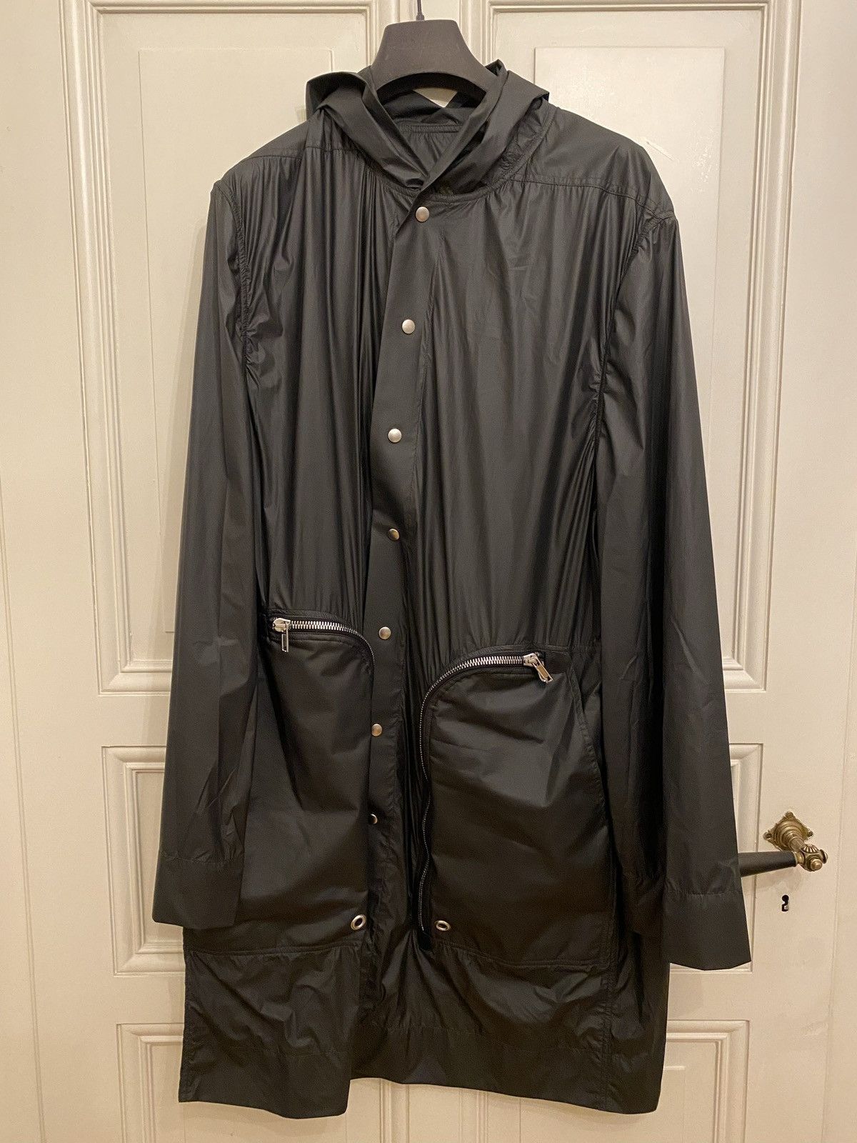 Rick Owens Hooded Snap Front JKT 48 Size US M / EU 48-50 / 2 - 1 Thumbnail