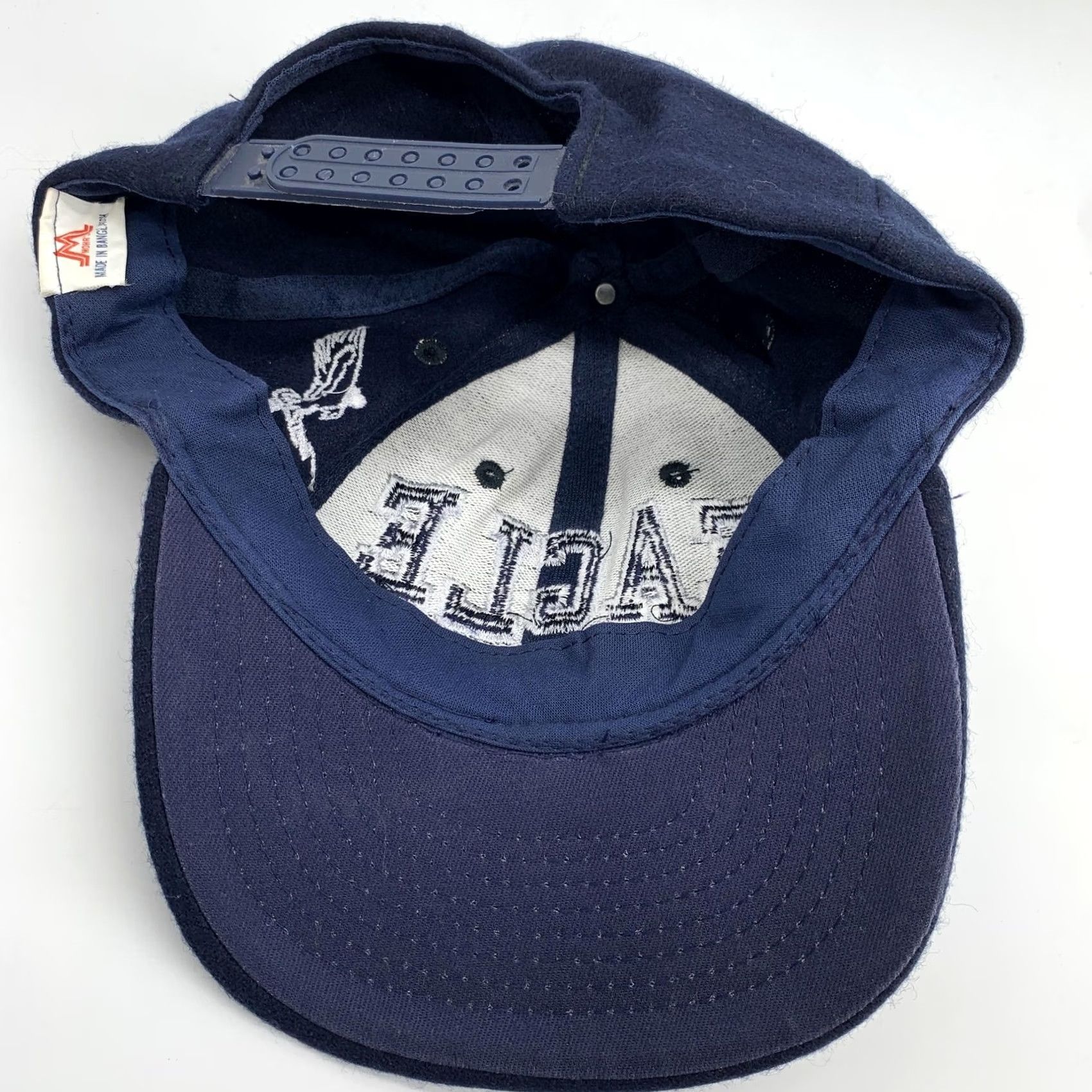 Vintage Mohr's Eagle Football Hat Cap Snap Back Mens One Size Blue Wool Baseball Cap Snapback Felt Wool Mohr's Mens Blue Eagle Football Cap Baseball Hat Size ONE SIZE - 6 Thumbnail