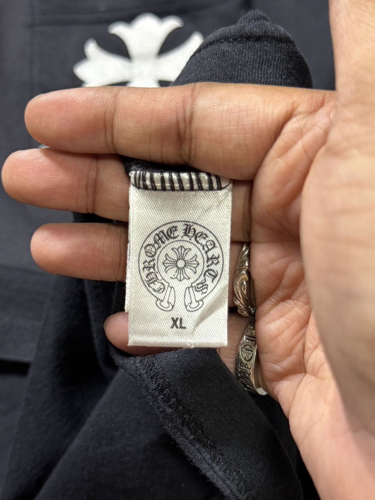 Chrome Hearts PERFECT FADE! PSYCHEDELIC SPIRAL CROSS Size US XL / EU 56 / 4 - 12 Thumbnail