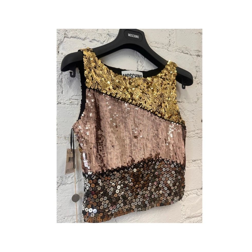 Moschino AW15 MOSCHINO COUTURE x Jeremy Scott Embellished Cropped Top Size S / US 4 / IT 40 - 3 Thumbnail