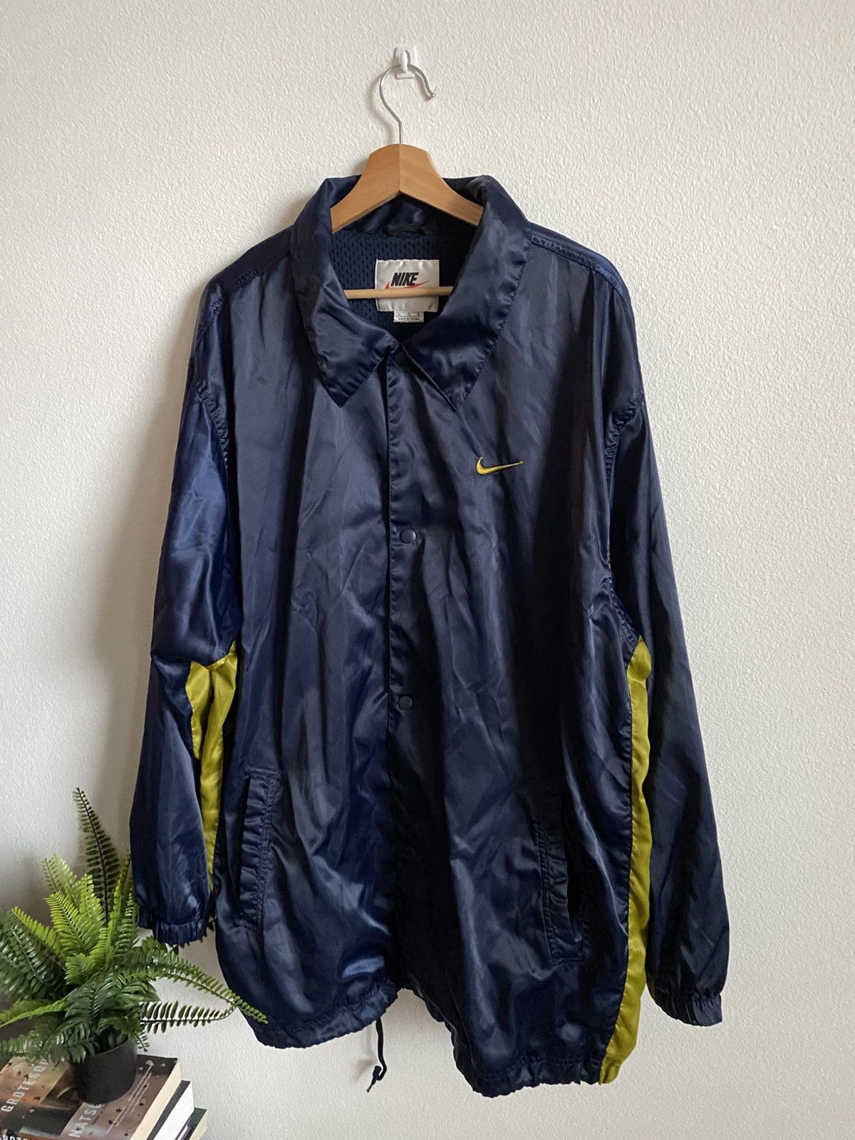 Nike Vintage 90s Nike Track Coach Jacket Size US XL / EU 56 / 4 - 3 Thumbnail