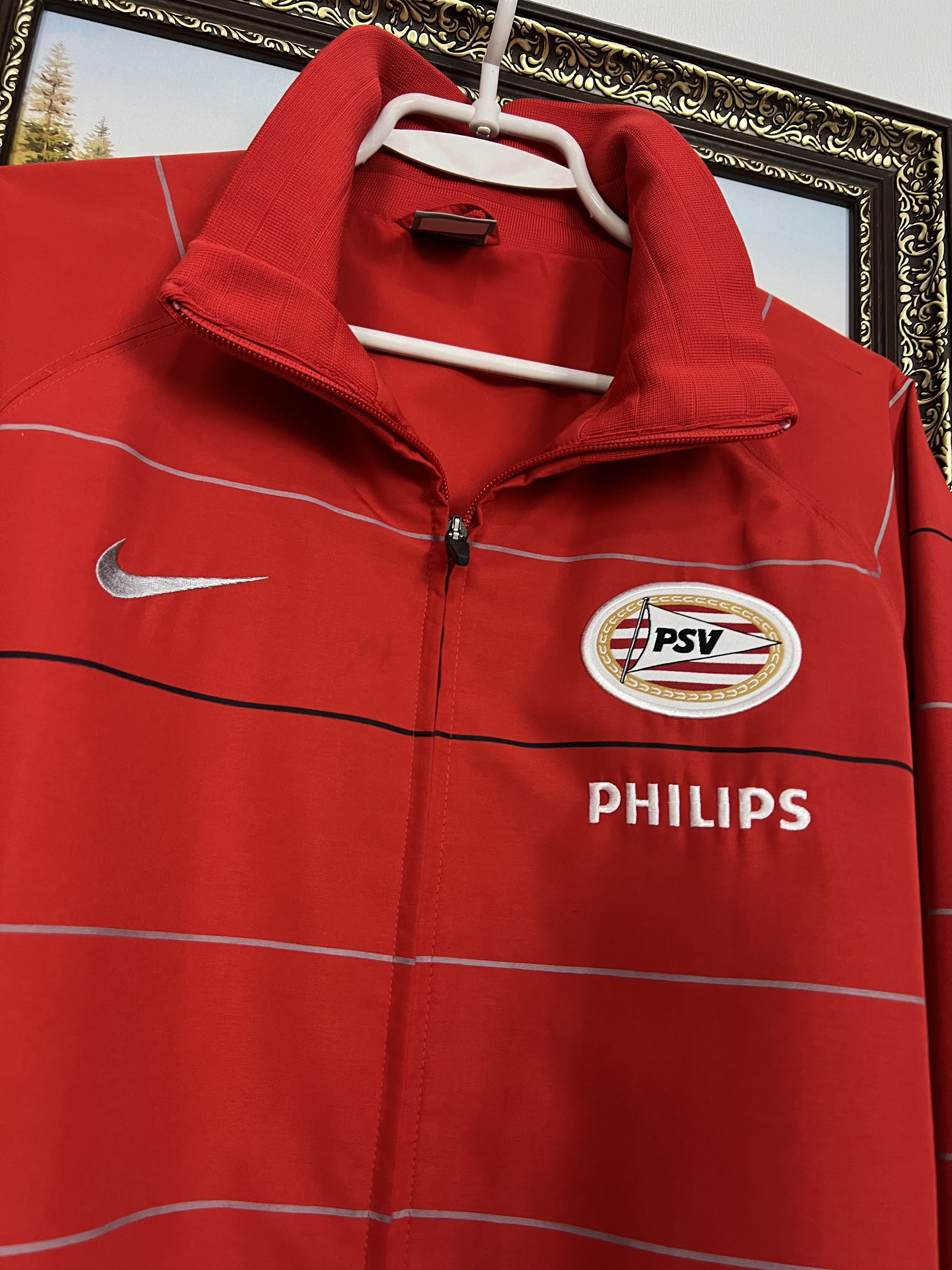 Nike Vintage PSV Eindhoven Football Jacket Soccer Track Top Rare Size US XL / EU 56 / 4 - 3 Thumbnail