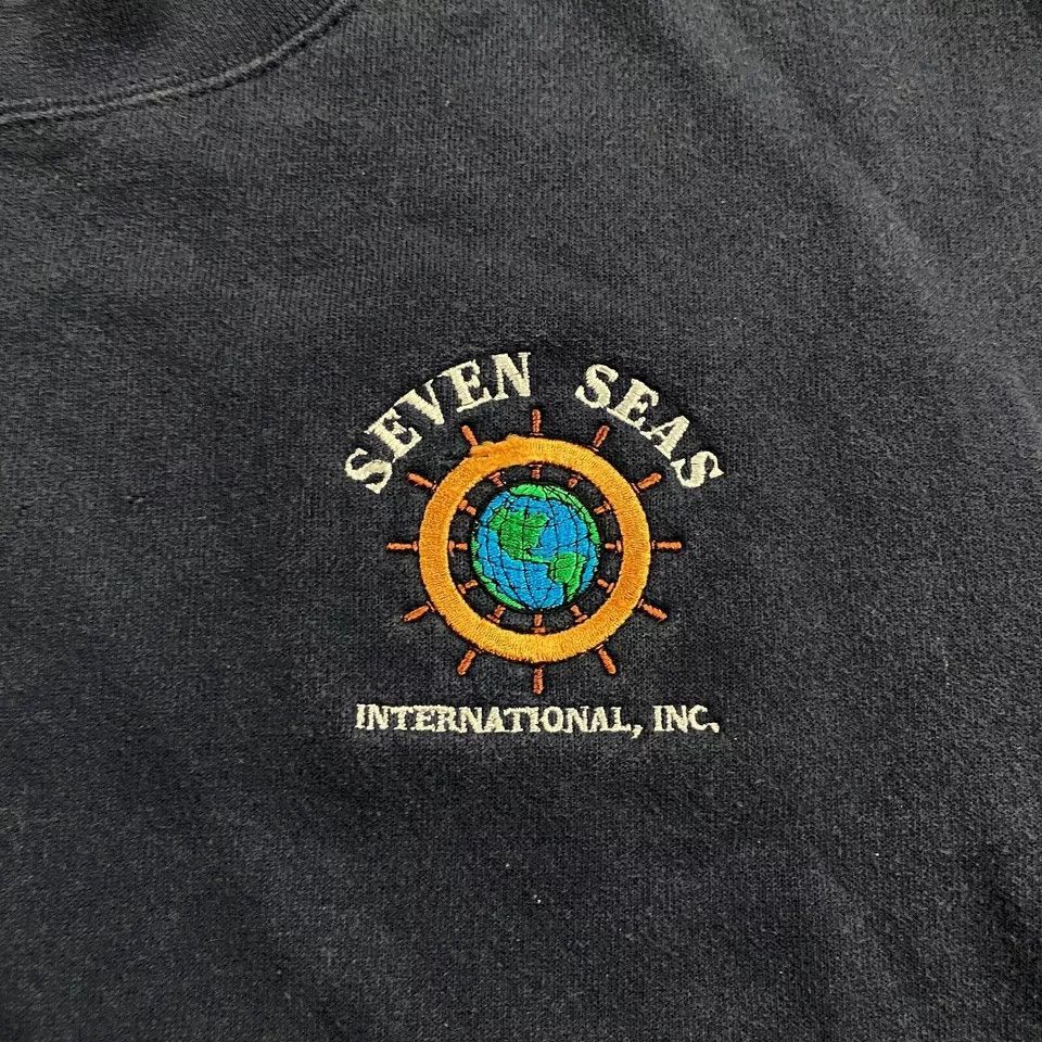 Lee × Vintage Vintage Lee Sweatshirt Men's Large Seven Seas Heavyweight L Size US L / EU 52-54 / 3 - 3 Thumbnail