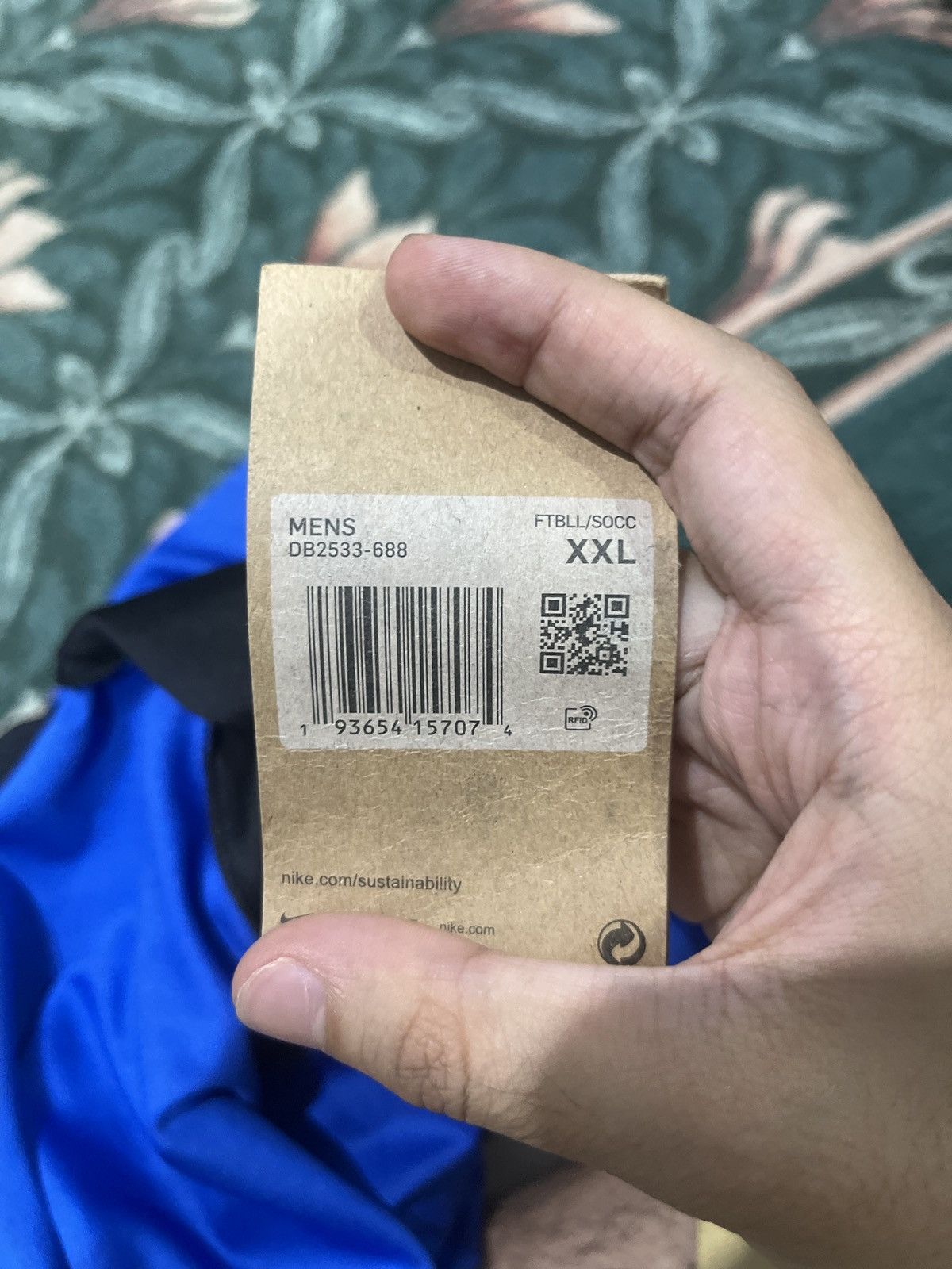 Nike INTER MILAN HOME 23/24 Size US XXL / EU 58 / 5 - 3 Thumbnail