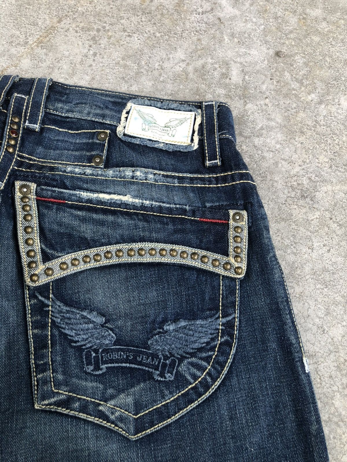 Robins Jeans Robins Jeans Flared Jeans Distressed Jeans Size US 31 - 17 Thumbnail