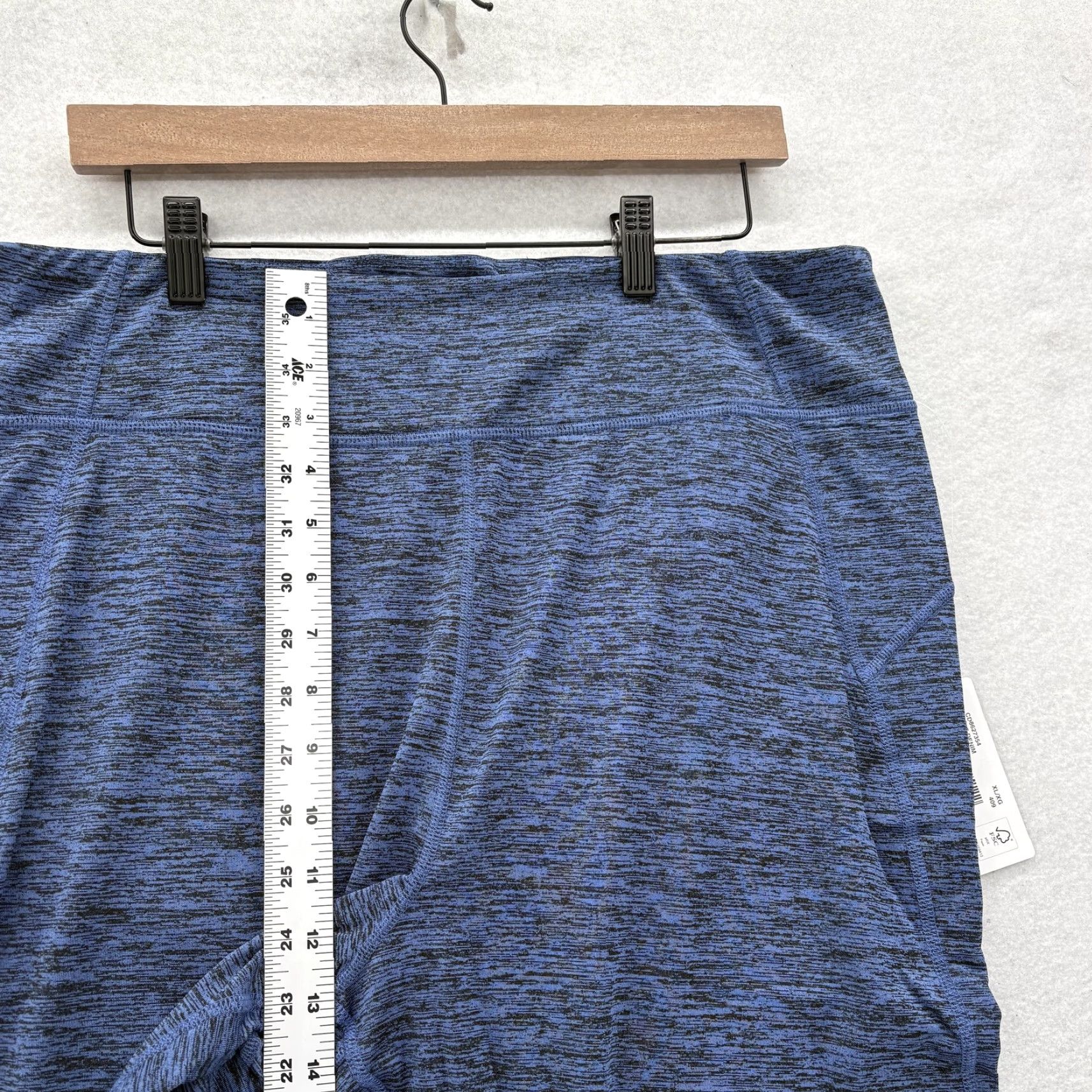 Vintage ClimateRight By Cuddl Duds Leggings Womens XL Blue Denim Microfleece Thermal Size 40" / US 18 - 7 Thumbnail