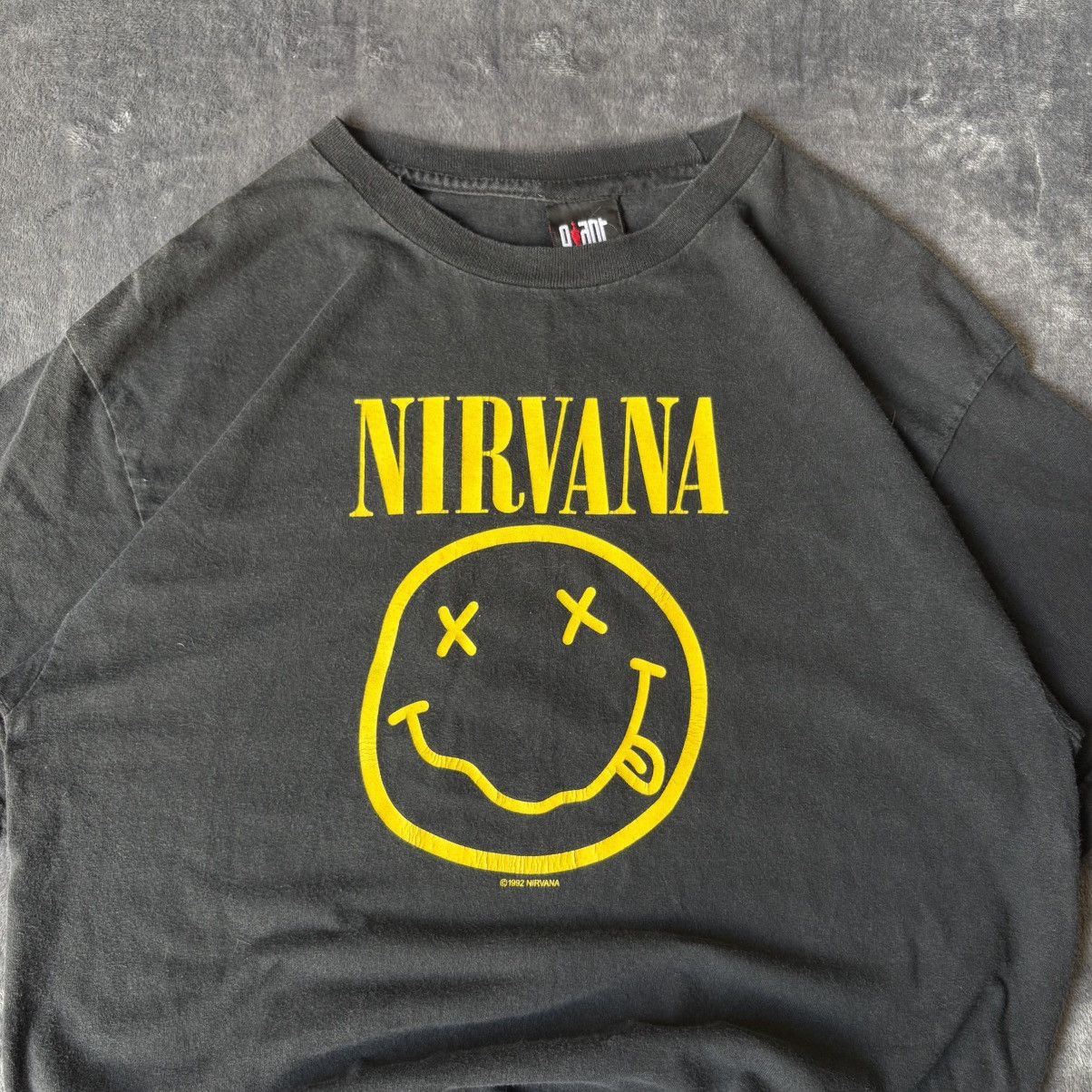 Giant 1992 FADED GIANT TAG NIRVANA TEE Size US M / EU 48-50 / 2 - 3 Thumbnail