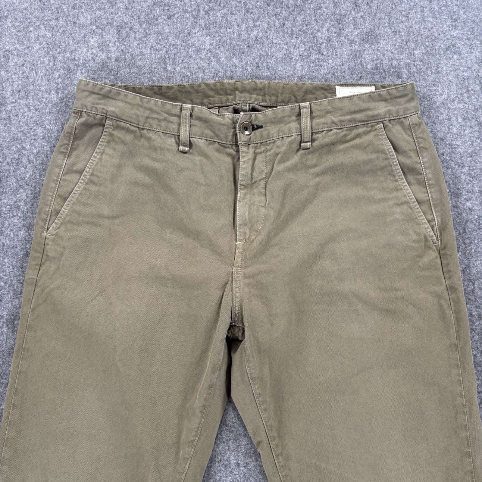 Rag & Bone Rag & Bone Standard Issue Chino Pants Mens 36 Army Green USA Size US 36 / EU 52 - 2 Thumbnail