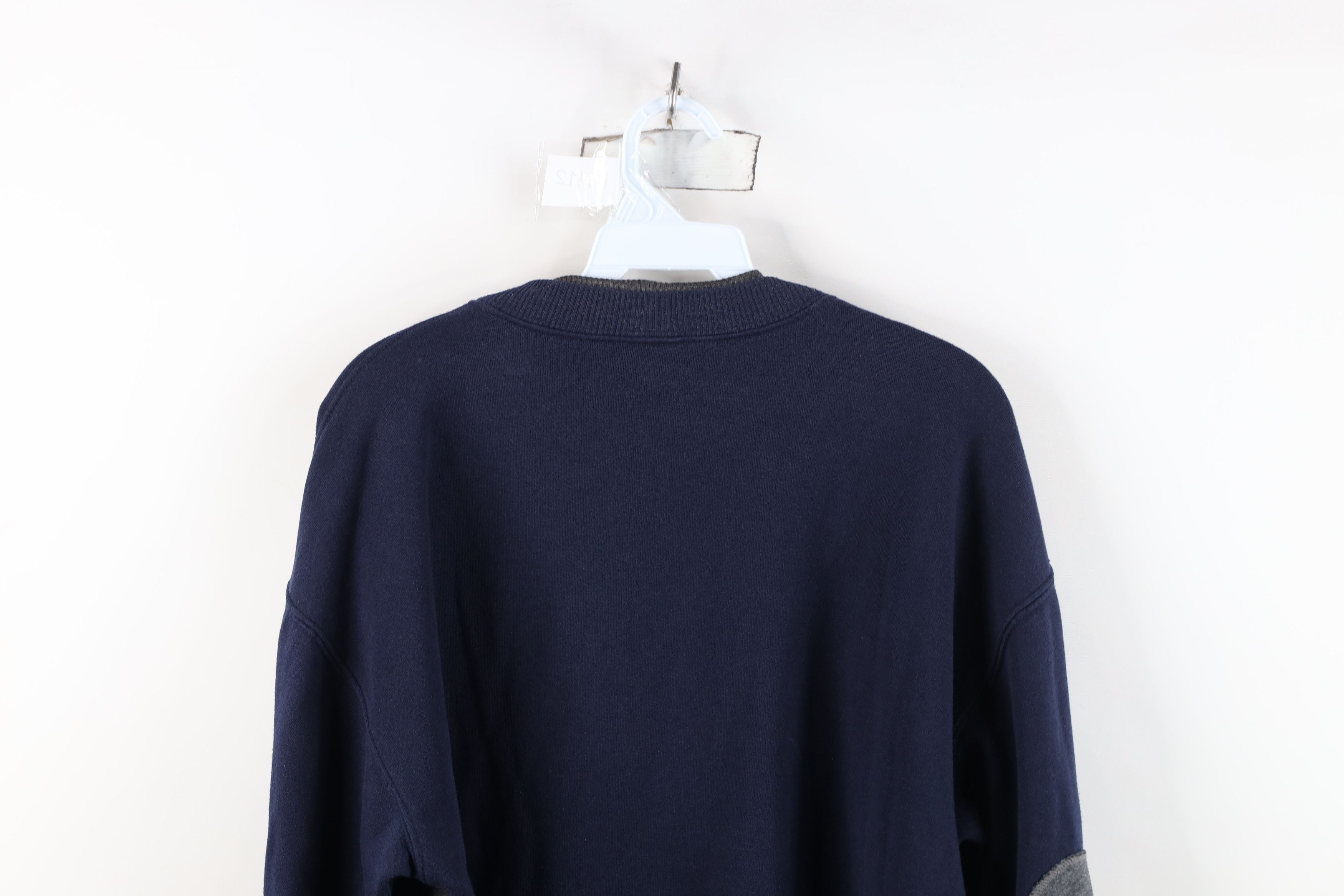 Vintage Vintage 90s Streetwear Block Elbow Patch Cut Off Sweatshirt Size US M / EU 48-50 / 2 - 14 Thumbnail