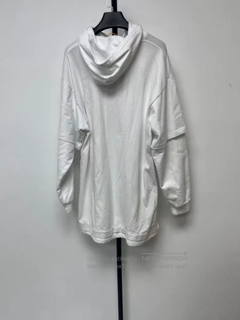 Balenciaga Balenciaga Letter Printed Hooded Loose Long Sleeve Sweatsh Size US XXS / EU 40 - 2 Thumbnail