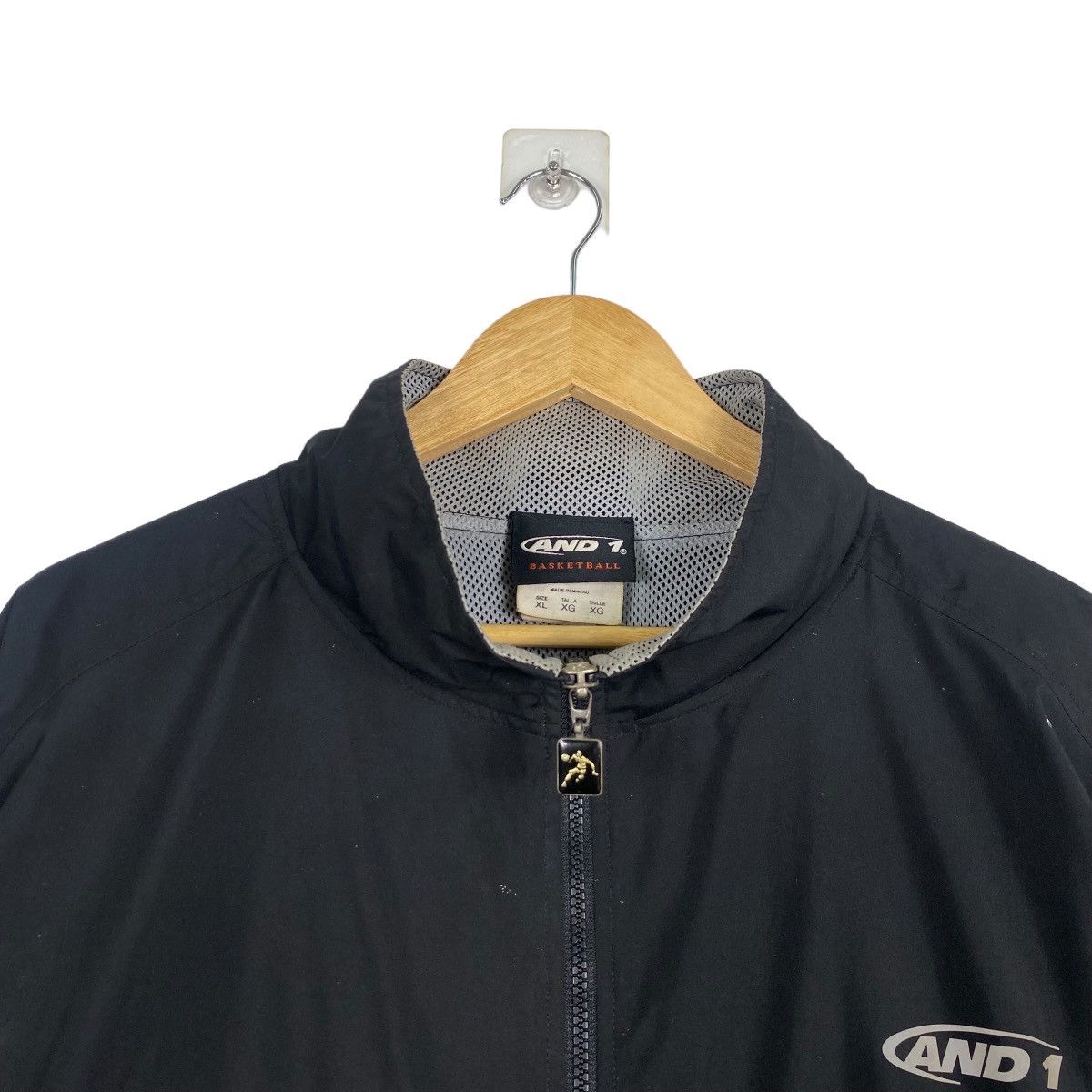 Japanese Brand × Vintage Vintage 90s AND1 Basketball windbreaker Size US XL / EU 56 / 4 - 4 Thumbnail