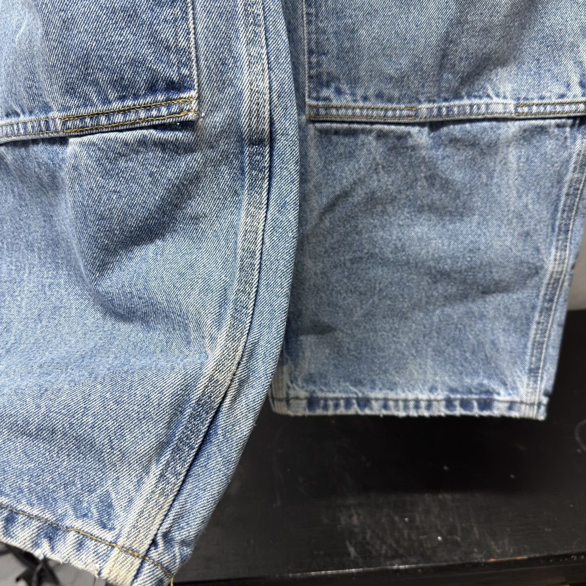Carhartt Carhartt Faded Denim Double Knee Jeans ERD Grunge Chrome Size US 41 - 8 Thumbnail