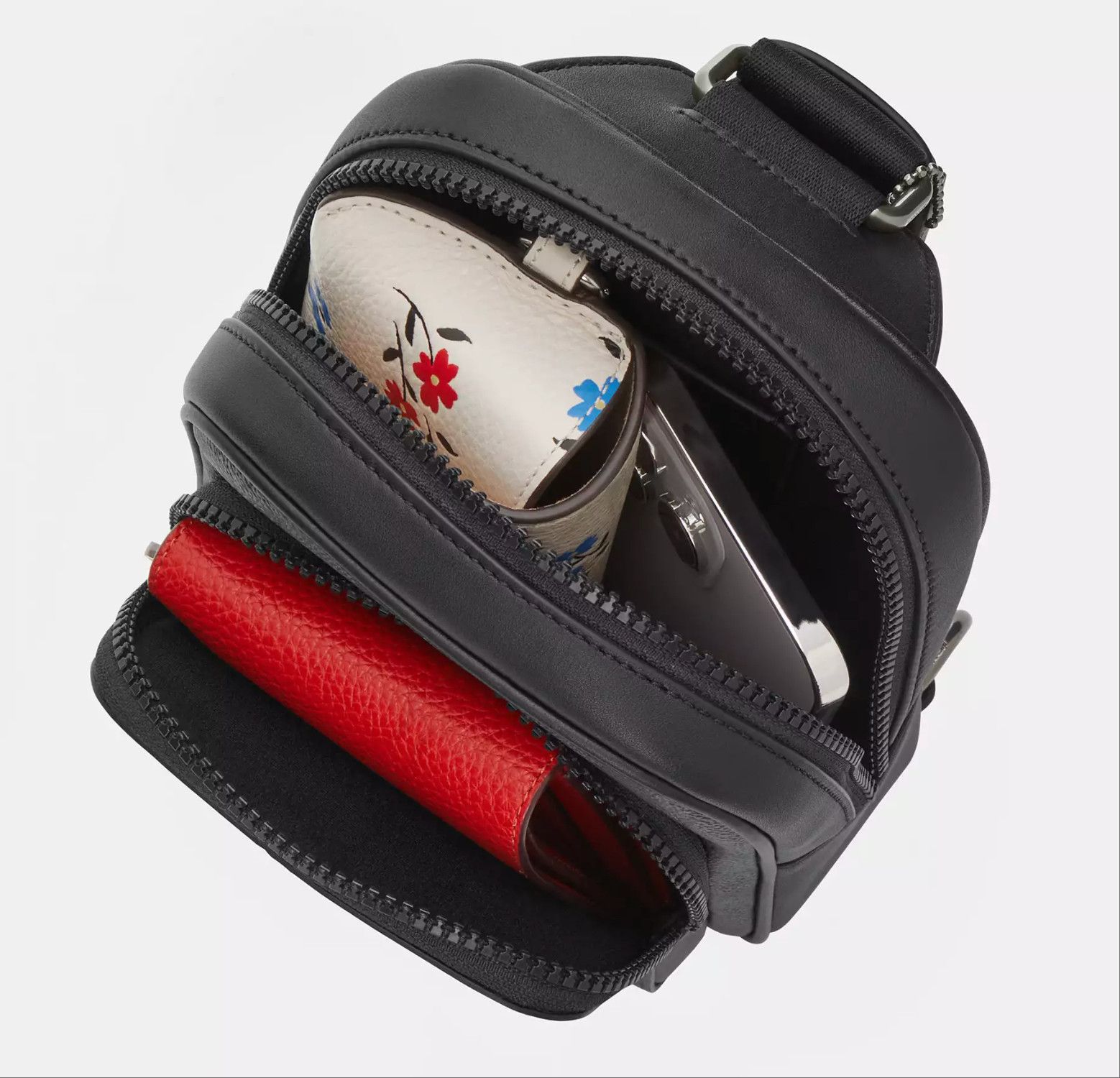 Coach Racer Sling Pack CX071 Black Size ONE SIZE - 7 Thumbnail