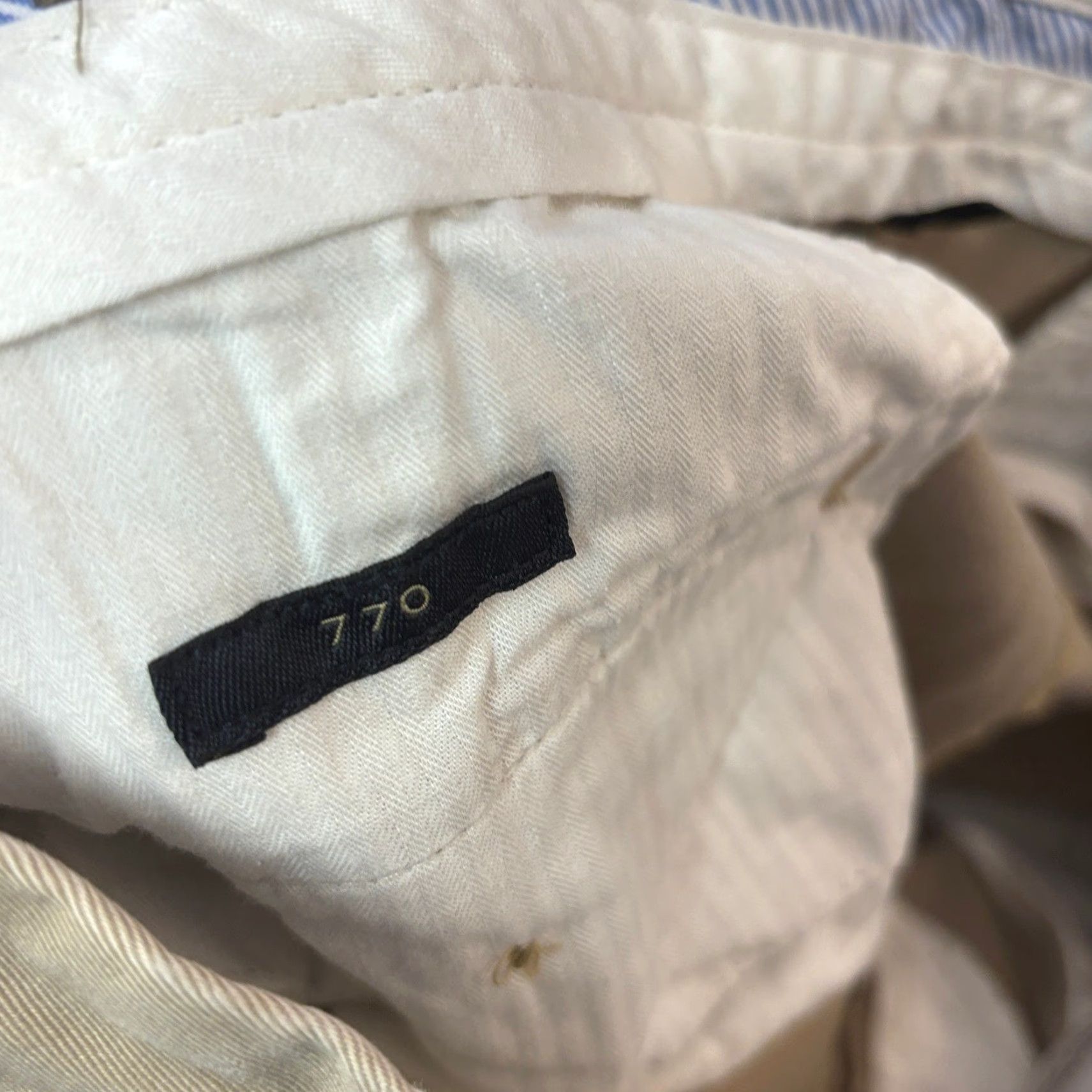 J.Crew J. Crew Essential 770 Chino Pants Mens W30 L28 Khaki Cotton Casual Size US 30 / EU 46 - 5 Thumbnail