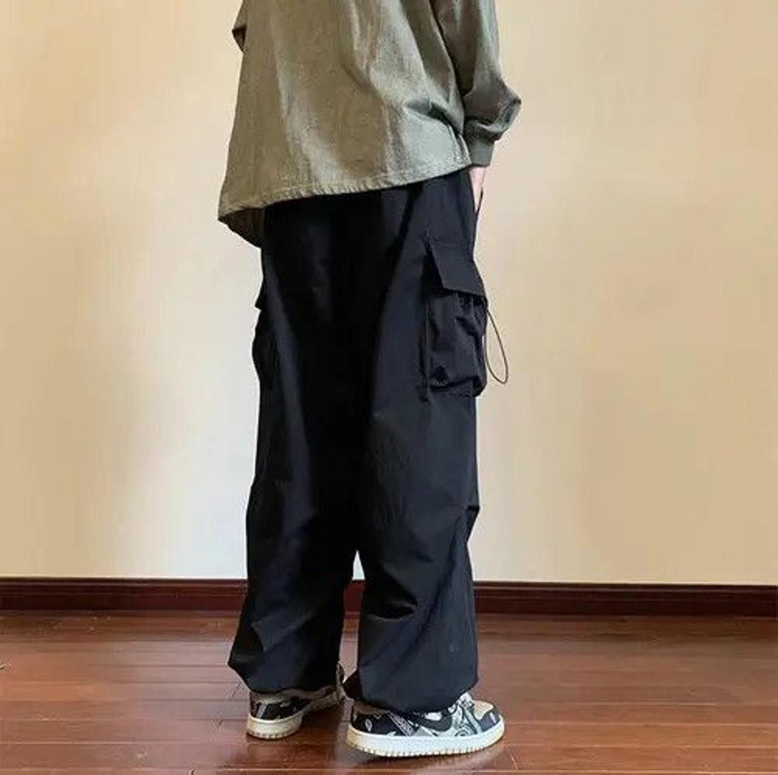 Other Black Multi Pocket Cargo Pants Size US 32 / EU 48 - 3 Thumbnail