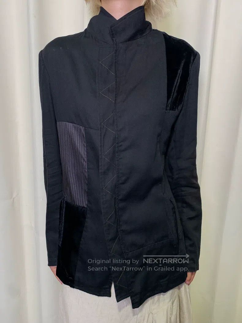 Yohji Yamamoto Yohji Yamamoto Medieval patched velvet blazer jacket Size US M / EU 48-50 / 2 - 5 Thumbnail
