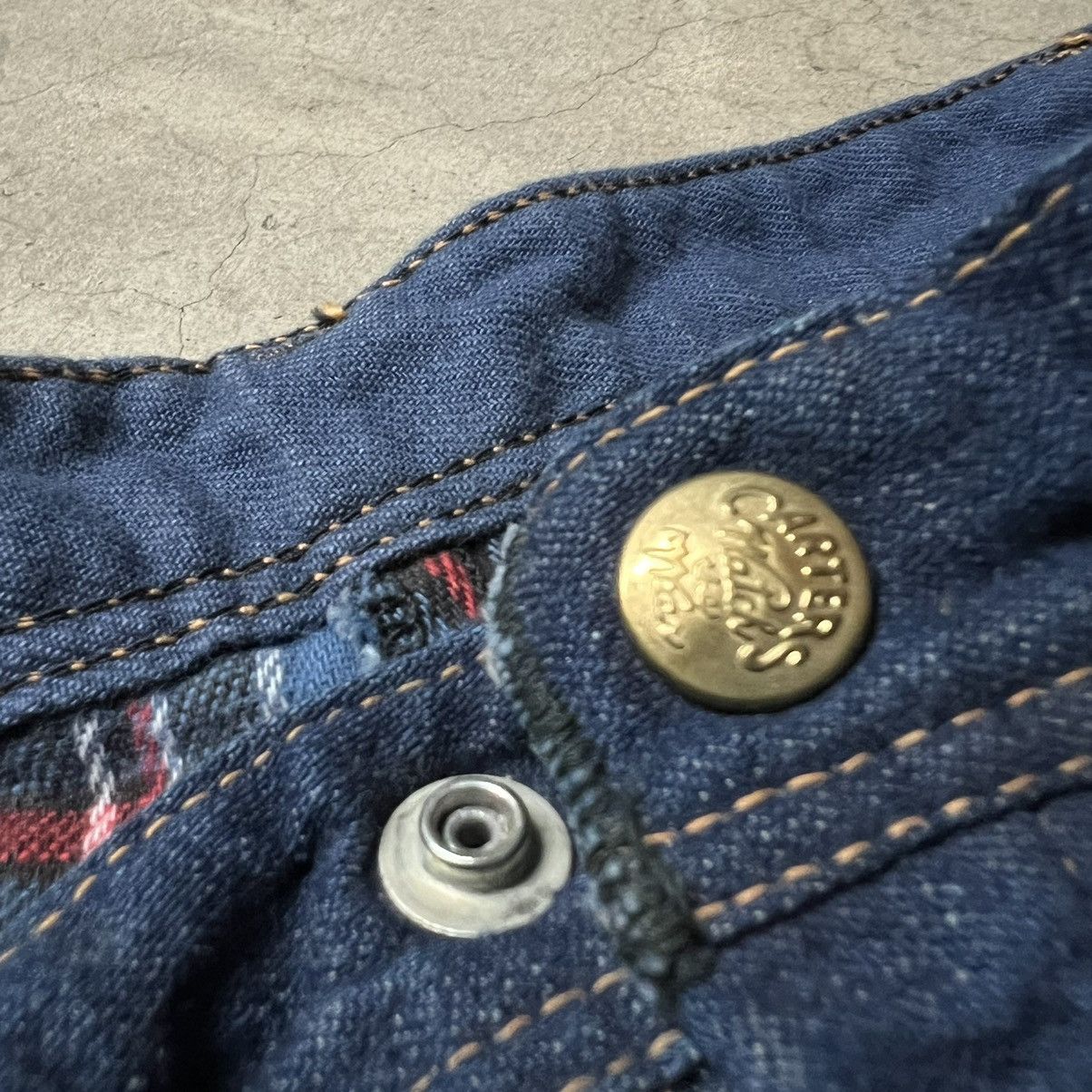 Vintage Vintage Carters 🇺🇸 Watch the Wear Jeans & Overalls Pants Size US 34 / EU 50 - 7 Thumbnail