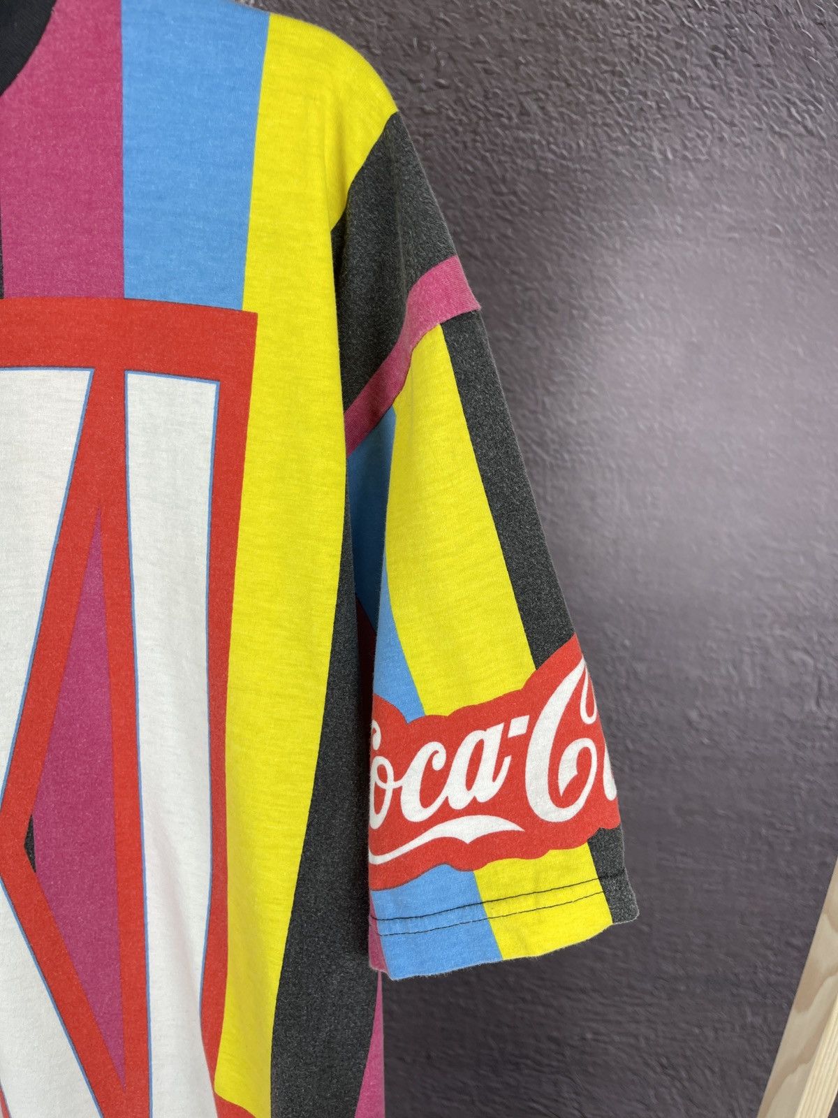 Vintage Coca Cola the Maximum XXL multicoloured vintage tee shirt Size US XL / EU 56 / 4 - 5 Thumbnail