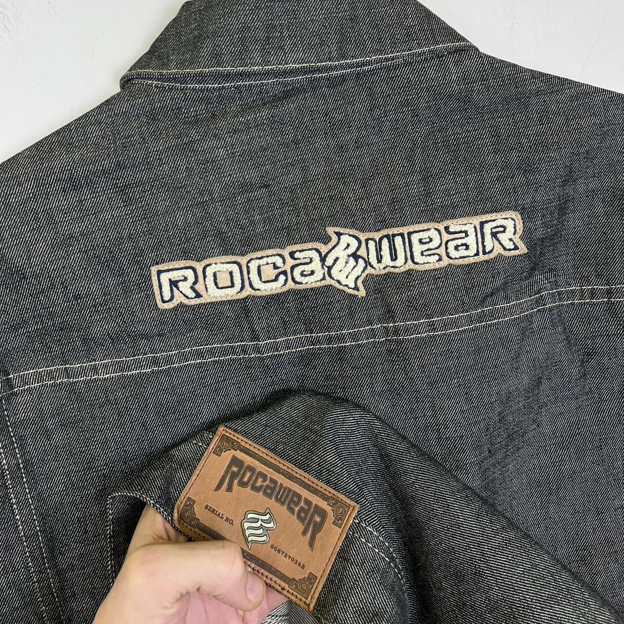 Designer ROCA WEAR Denim Vest - Stylish Sleeveless Casual Wear Size US XXL / EU 58 / 5 - 5 Thumbnail