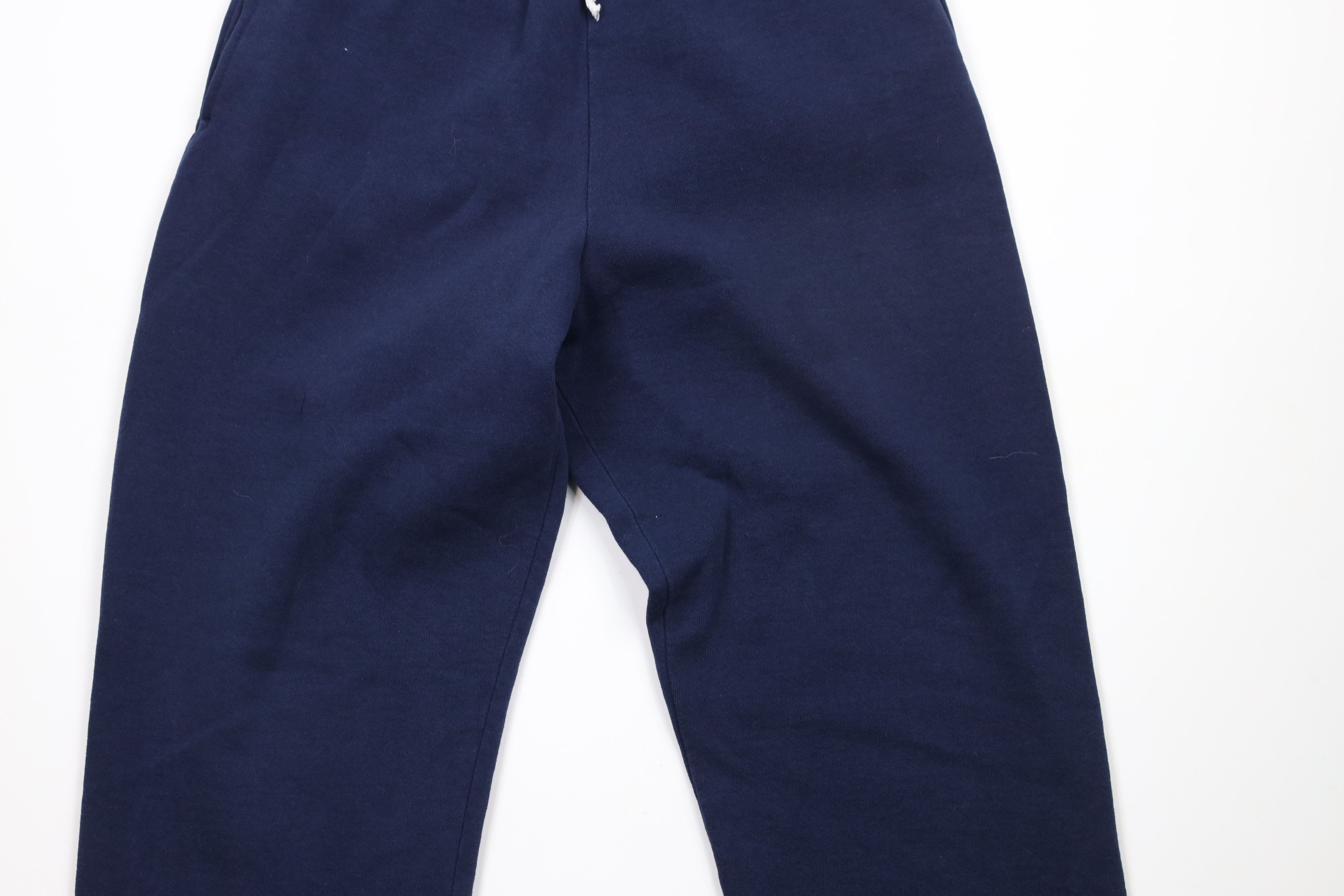 Russell Athletic × Vintage Vintage 90s Russell Athletic Blank Sweatpants Joggers Blue Size US 36 / EU 52 - 3 Thumbnail
