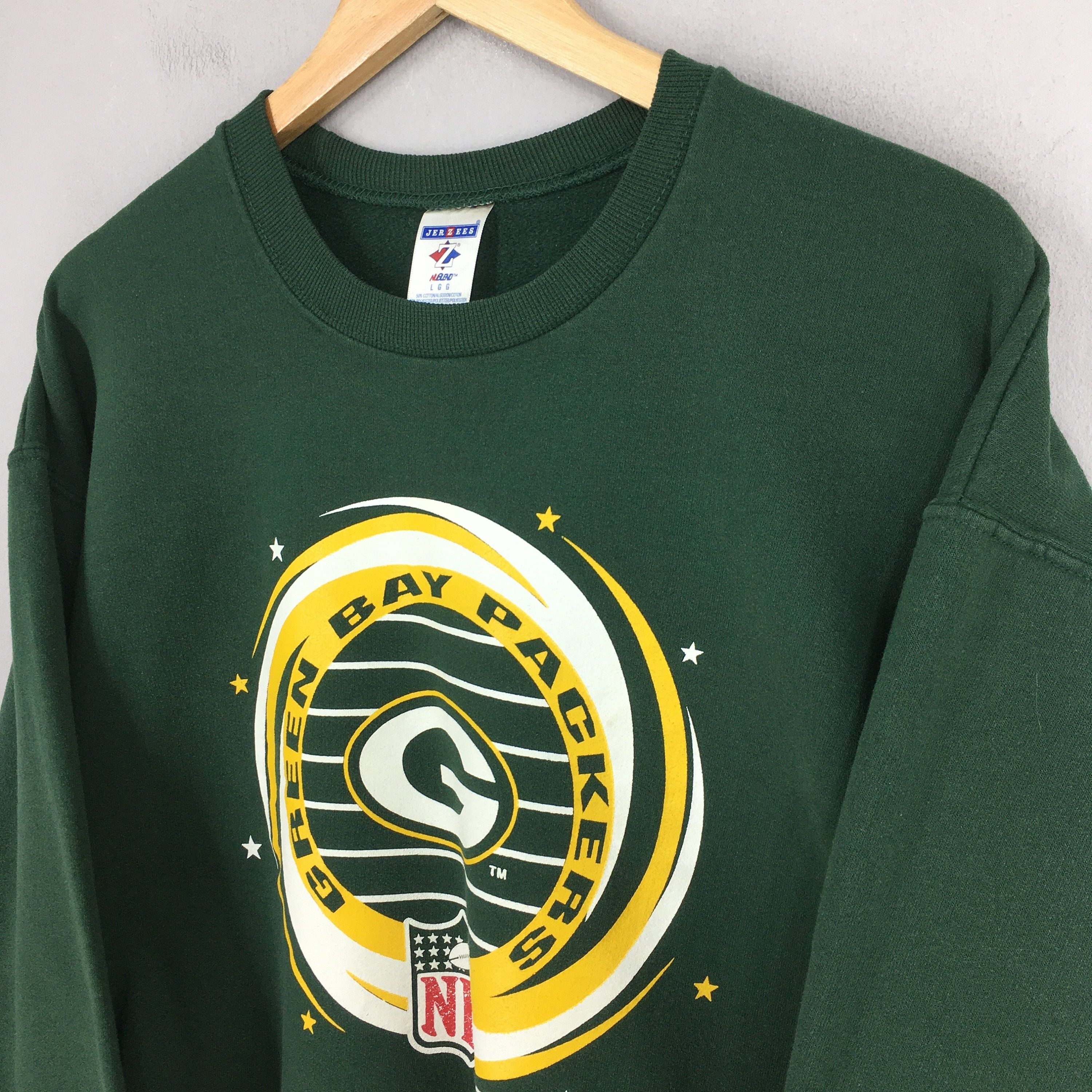 NFL Vintage Green Bay Packers Football NFC Sweatshirt Large Size US L / EU 52-54 / 3 - 3 Thumbnail