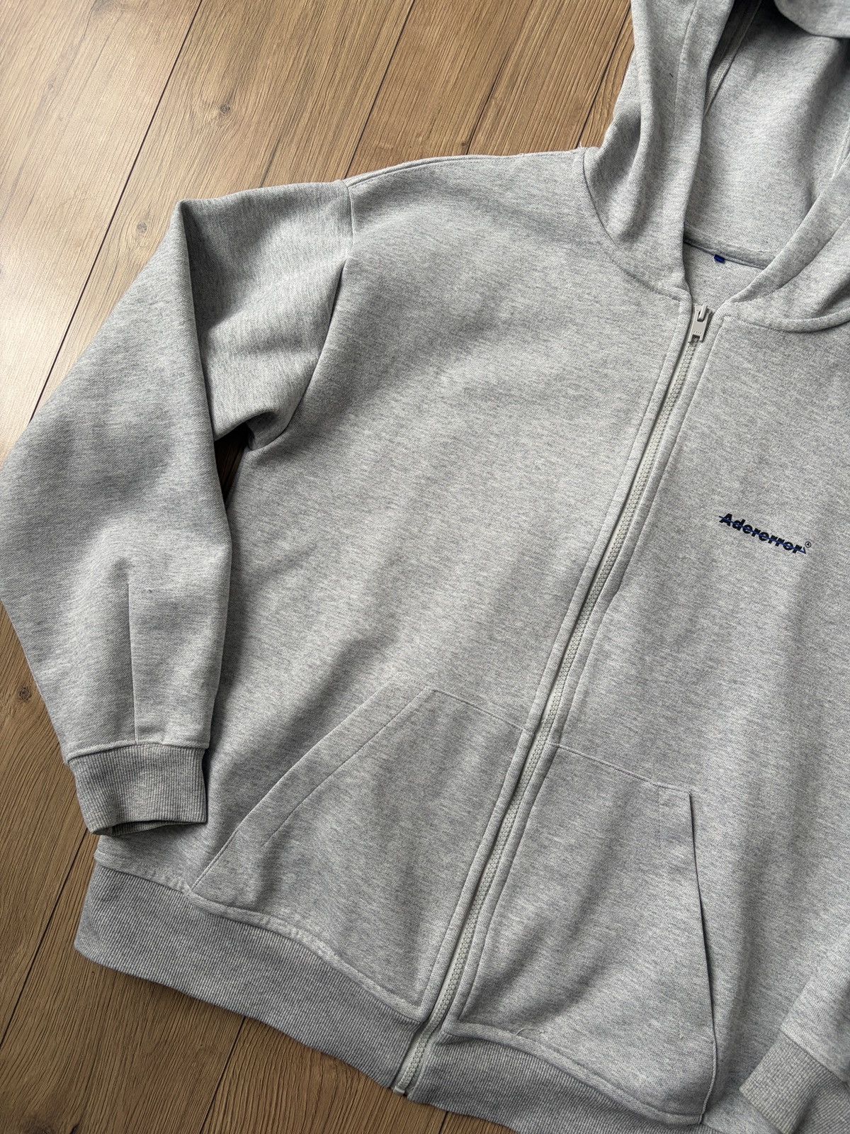 Ader Error Adder Error Gray Zip Heavy Hoodie Size US L / EU 52-54 / 3 - 5 Thumbnail