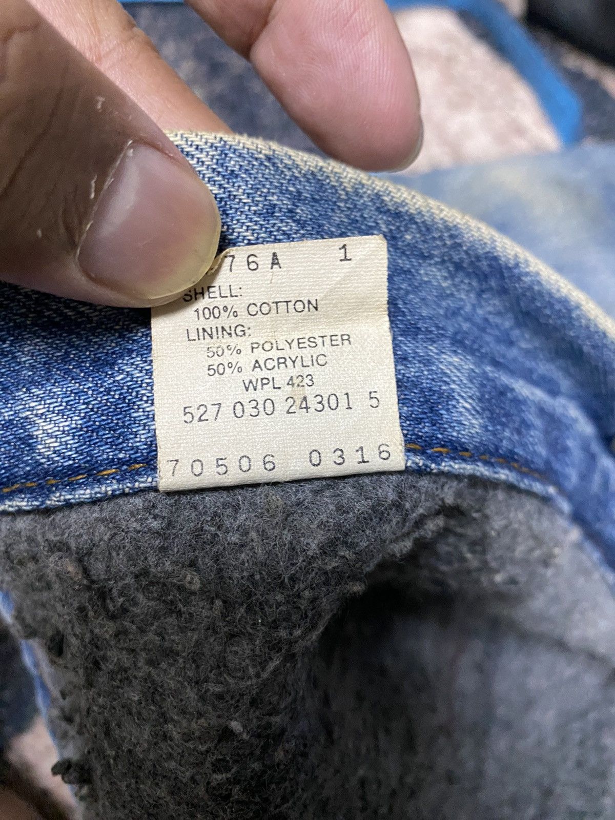 Levi's Vintage Clothing Vintage 80s Levi’s Sherpa Trucker Distressed Jacket Size US M / EU 48-50 / 2 - 18 Thumbnail