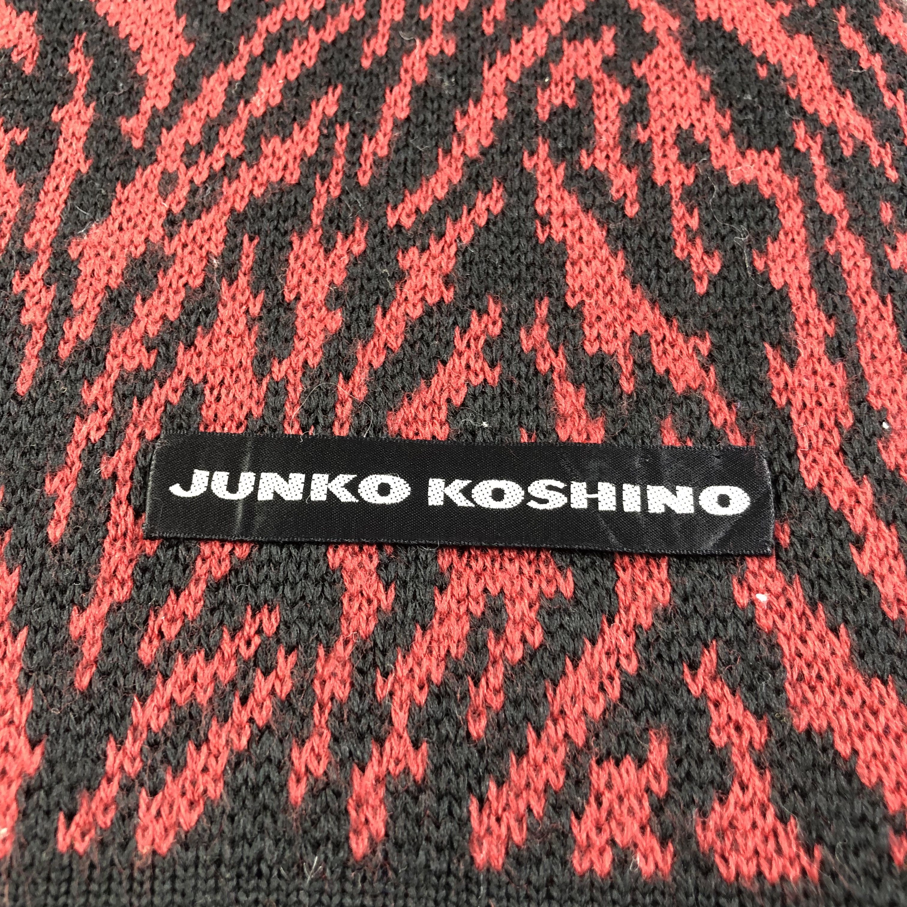 Mr. Junko Junko Koshino Wool Scarf Muffler V1146 Size ONE SIZE - 4 Thumbnail