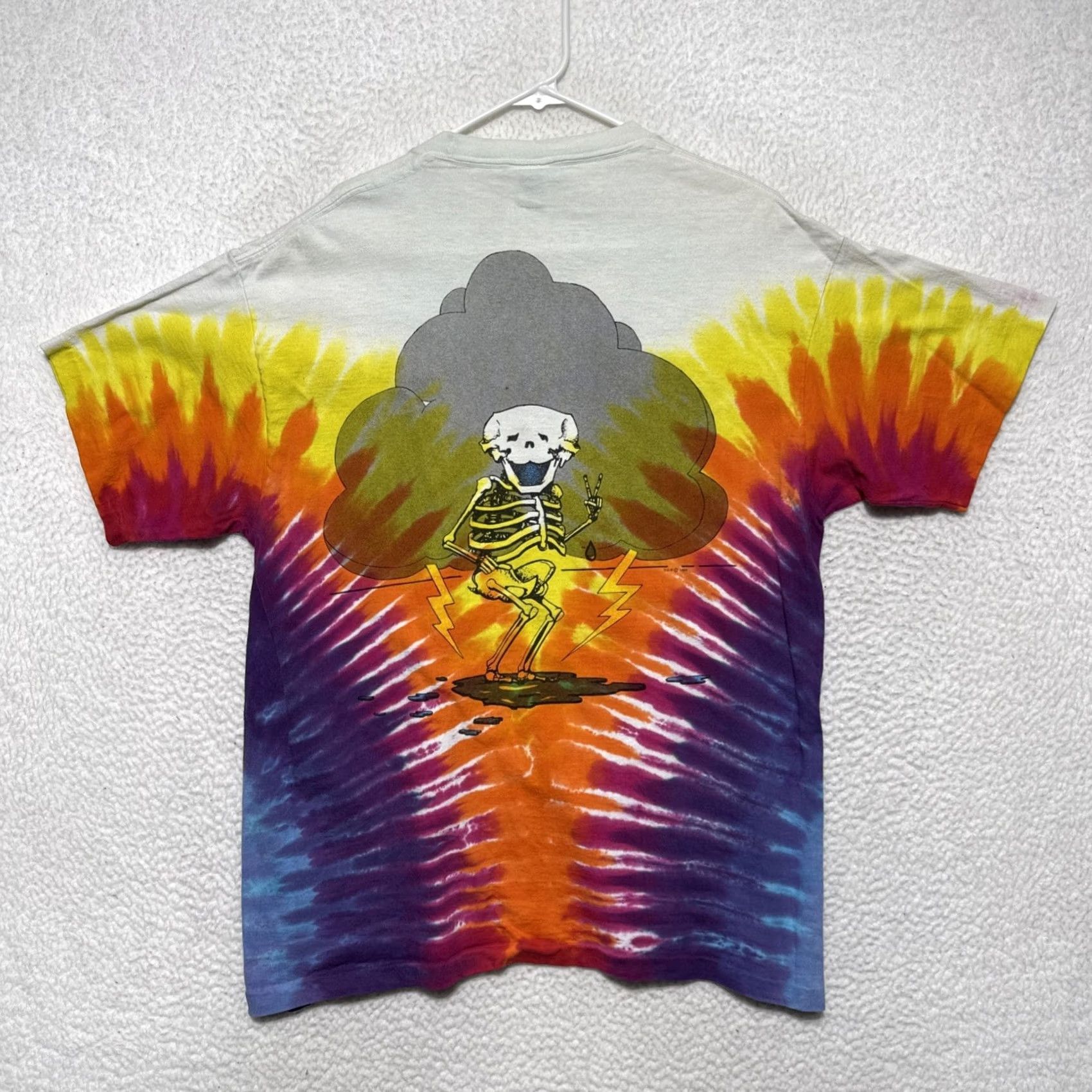 Anvil Vintage Grateful Dead Here Comes Sunshine Dancing Bears Tie Dye Single Stitch Tee XL Size US XL / EU 56 / 4 - 5 Thumbnail