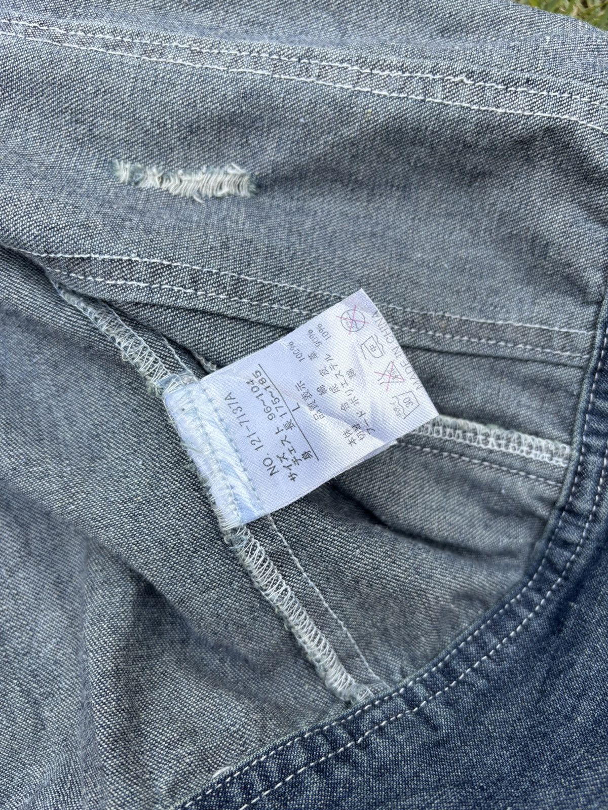 If Six Was Nine 🔥IN THE ATTIC DISTRESSED DENIM JACKET Size US M / EU 48-50 / 2 - 17 Thumbnail