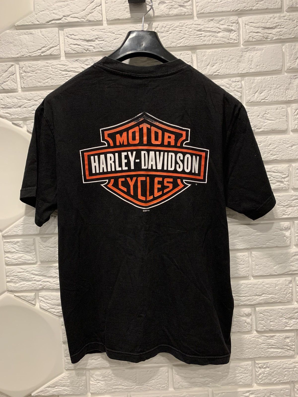 Harley Davidson × Vintage Vintage Harley Davidson USA Tee Big Logo Y2K T-Shirt Size US S / EU 44-46 / 1 - 4 Thumbnail