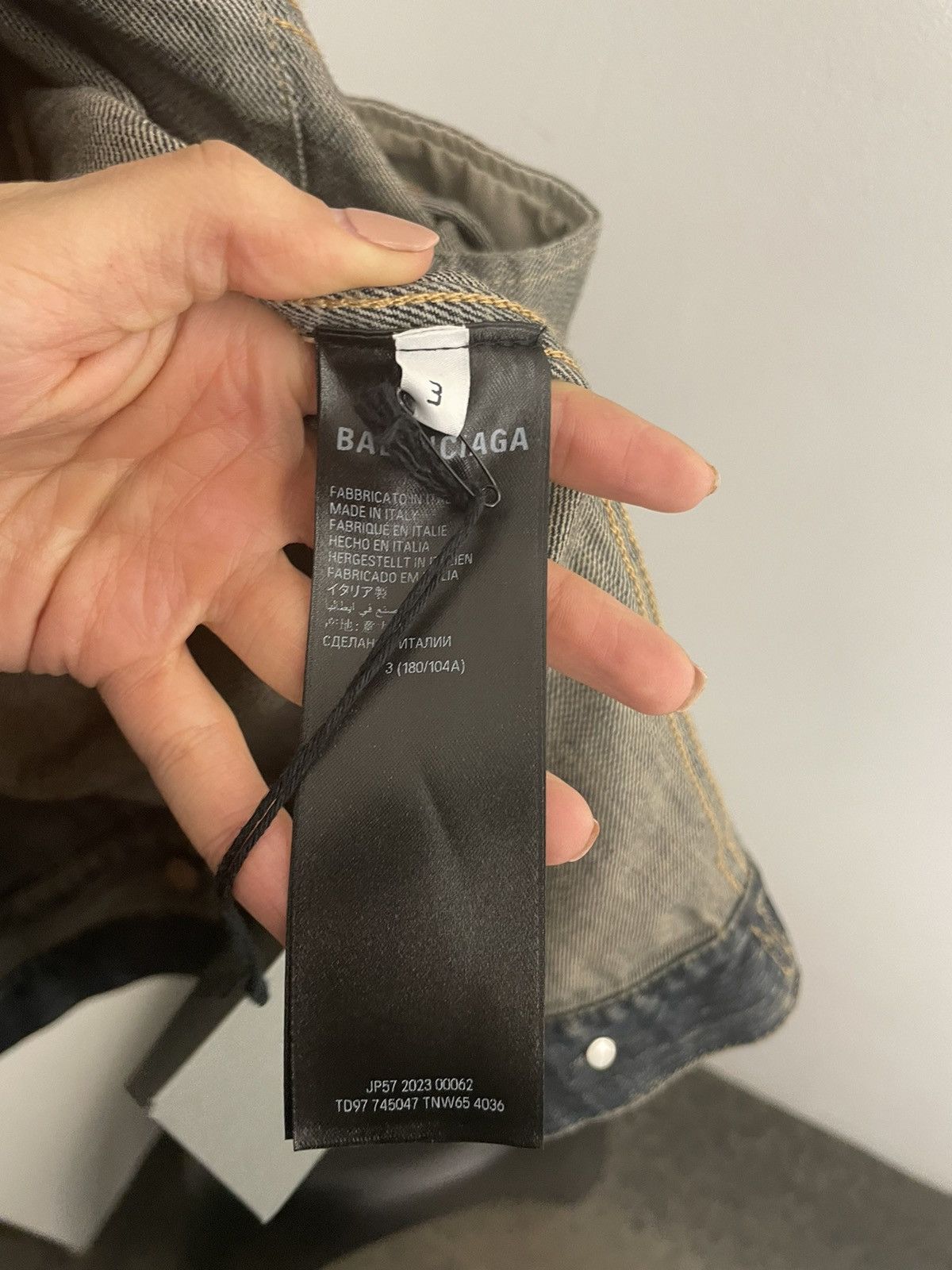 Balenciaga Balenciaga denim jacket Size US L / EU 52-54 / 3 - 4 Thumbnail