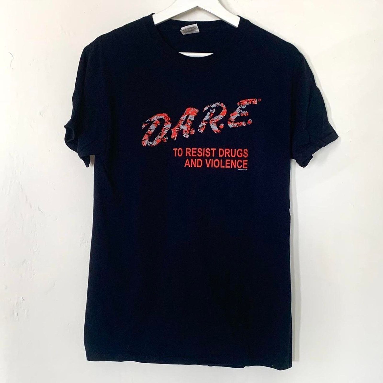 Vintage D.A.R.E DARE Digi Camo t shirt Size US S / EU 44-46 / 1 - 1 Thumbnail