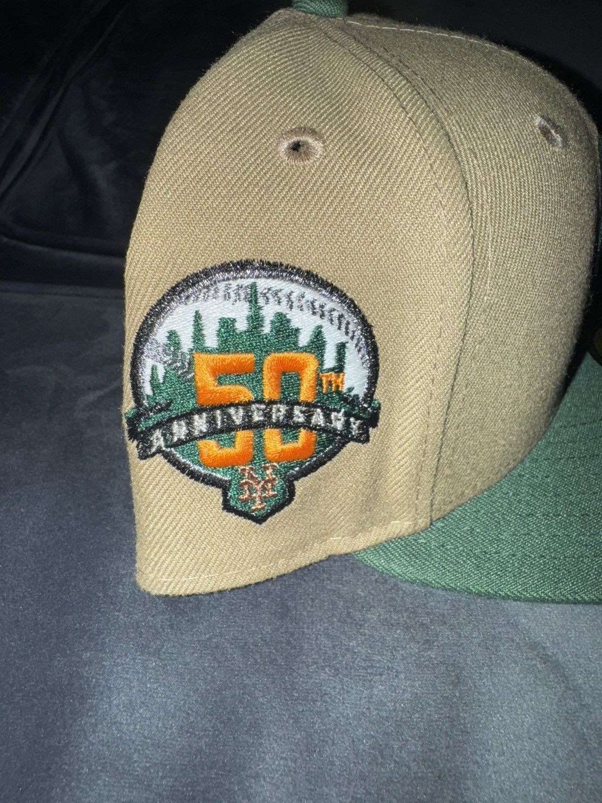 New Era New Era 59Fifty New York Mets 50th Anniversary Khaki Size ONE SIZE - 2 Thumbnail