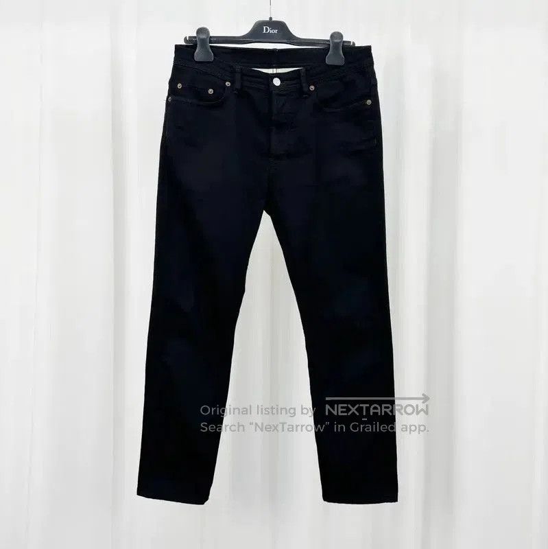 Acne Studios Acne Studios Black Denim Casual Pants for Men. Size US 27 - 1 Thumbnail