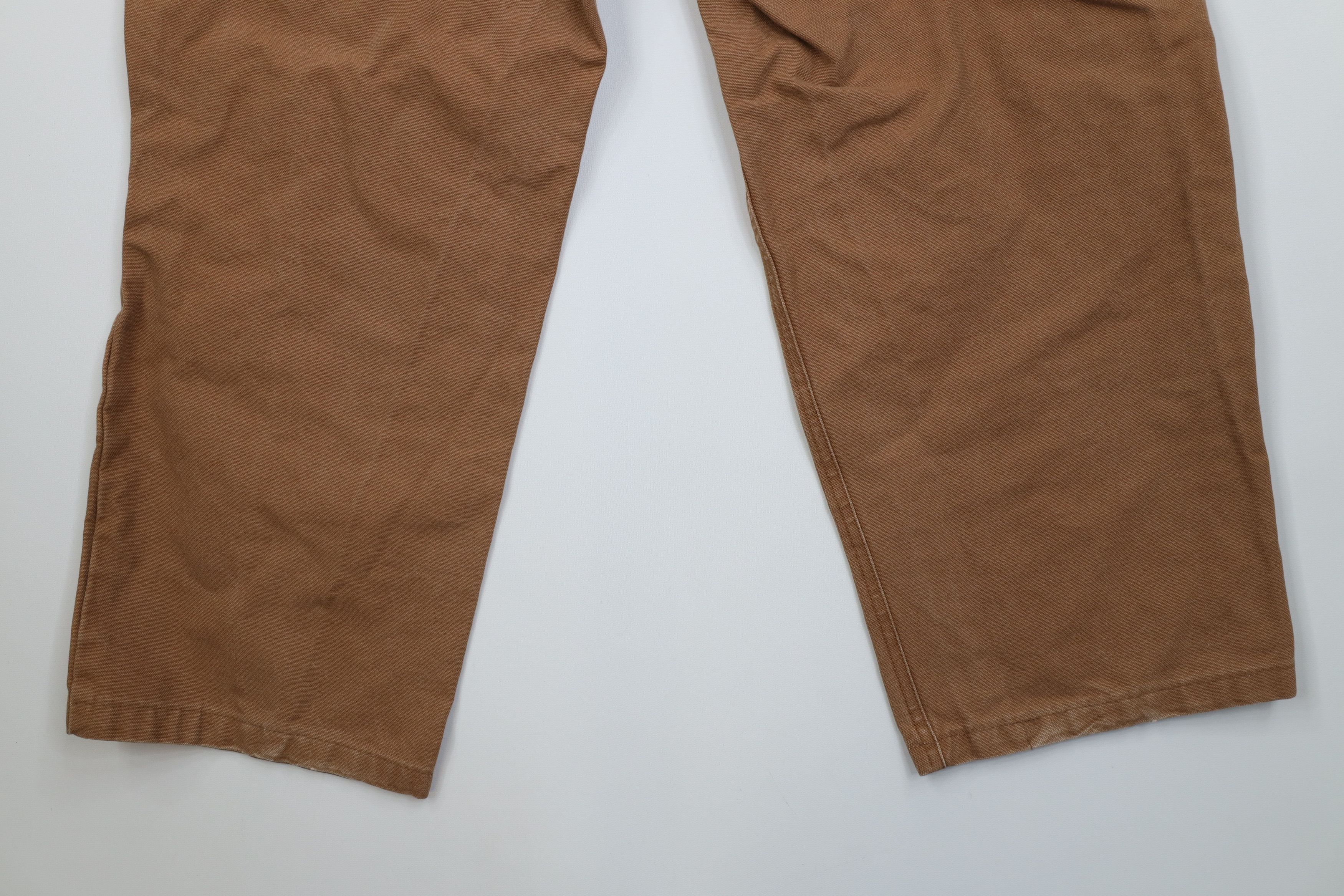 Cabelas Vintage 90s Cabelas Canvas Wide Leg Pants Brown Cotton Size US 32 / EU 48 - 13 Thumbnail