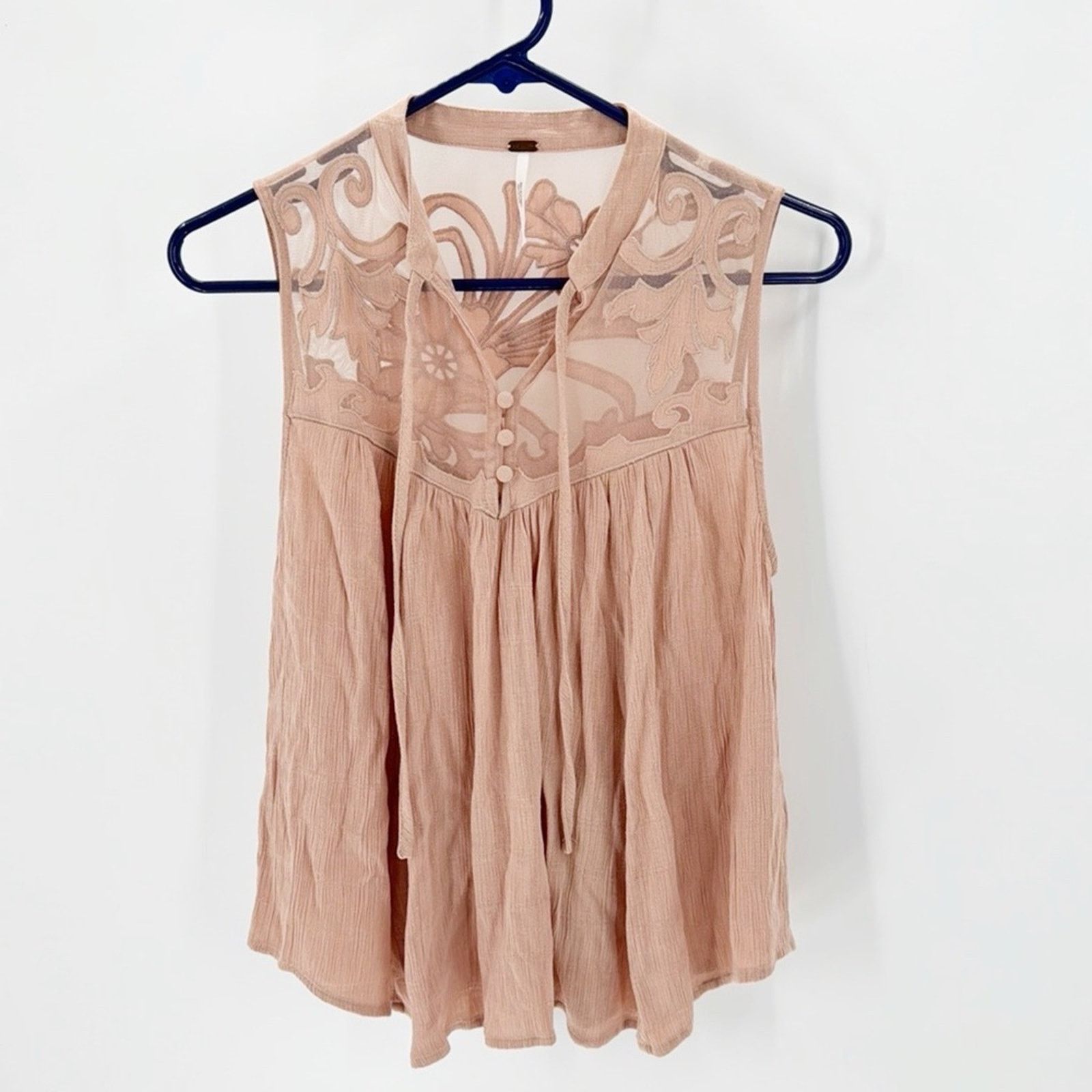 Free People Free People dainty western bohemian romantic flowy pink XS Size XS / US 0-2 / IT 36-38 - 1 Thumbnail