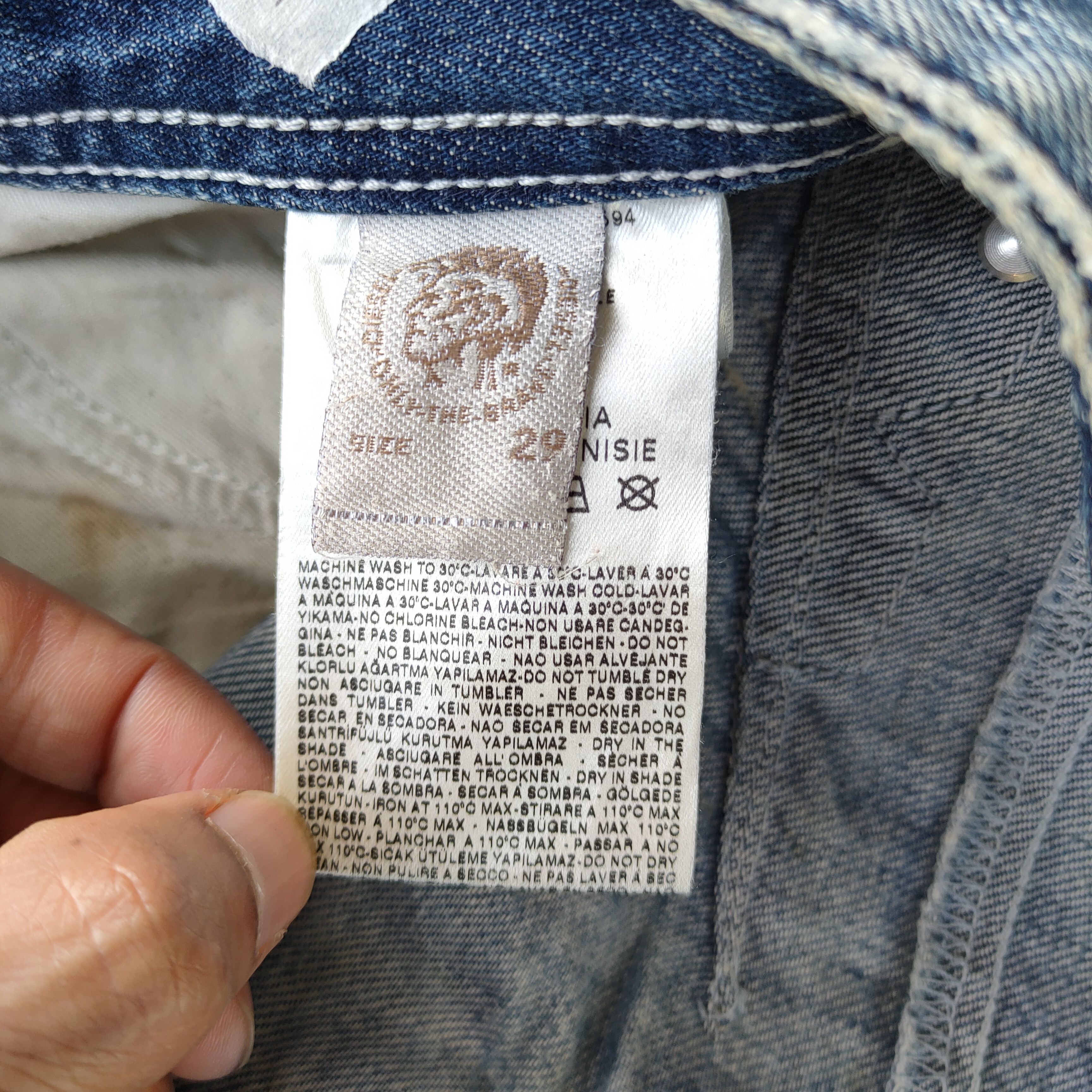 Diesel vintage Diesel rusty distressed jeans denim pants Size US 31 - 12 Thumbnail