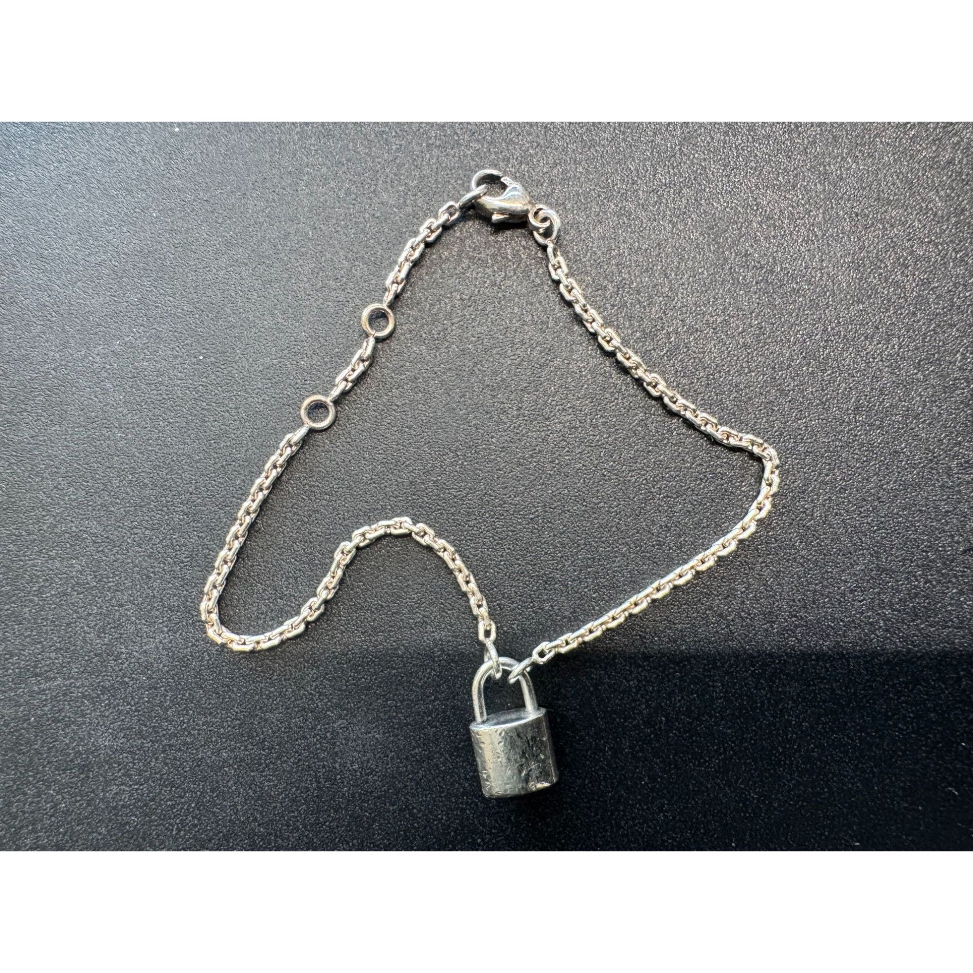 Louis Vuitton LOUIS VUITTON Bracelet Lockit Ag925 Silver Authentic Size ONE SIZE - 3 Thumbnail