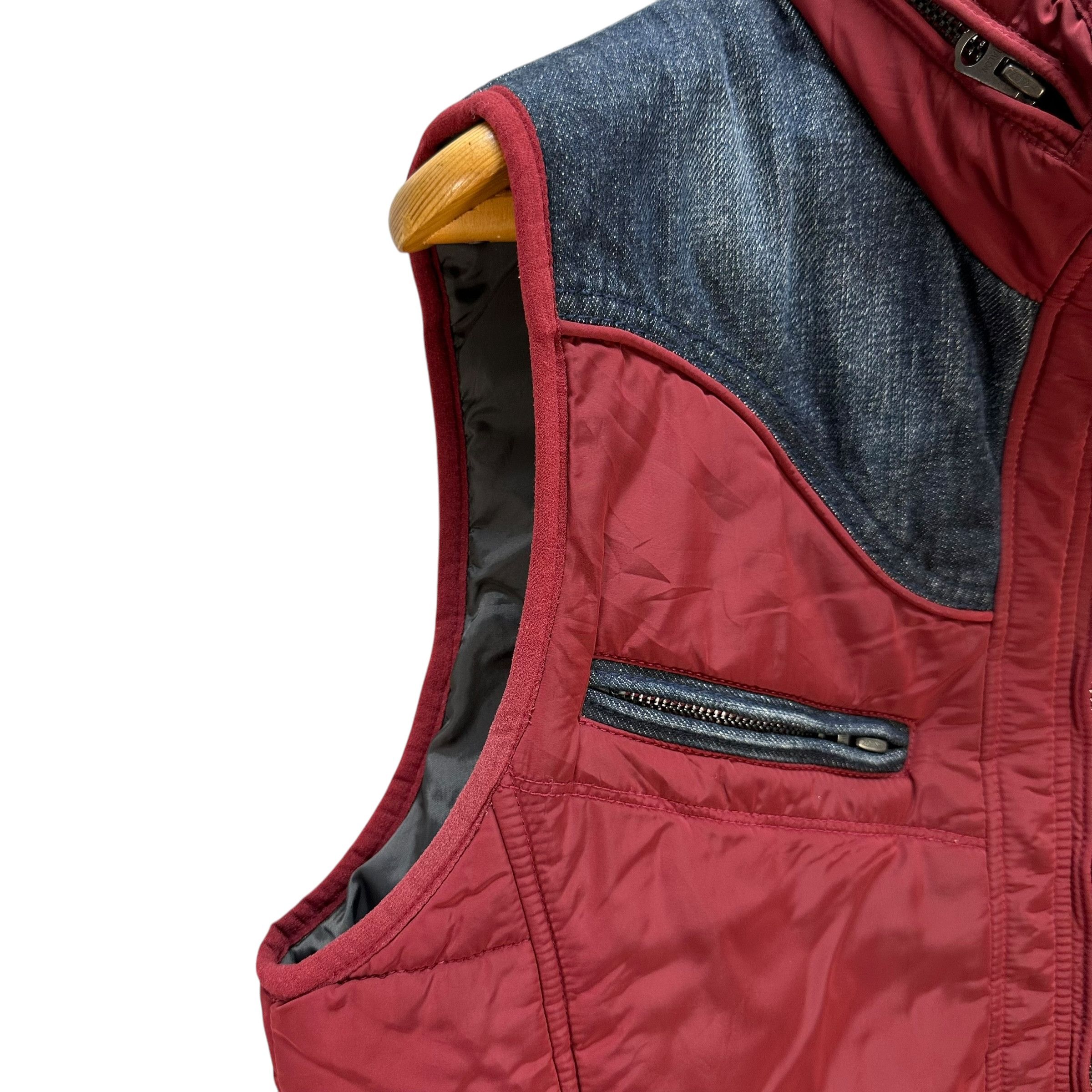 Diesel DIESEL DuPont Teflon Red Puffer Hooded Vest #A79-1904 Size US M / EU 48-50 / 2 - 5 Thumbnail