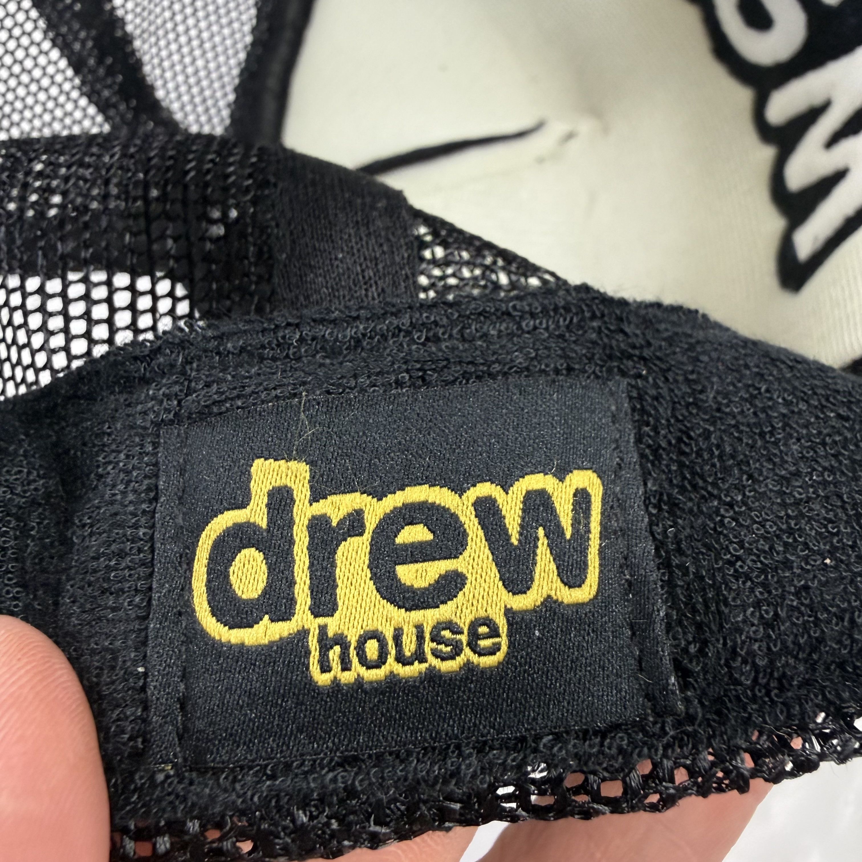 Drew House Drew House Secret Trucker Hat Tonal Embroidered Snapback Size ONE SIZE - 7 Thumbnail