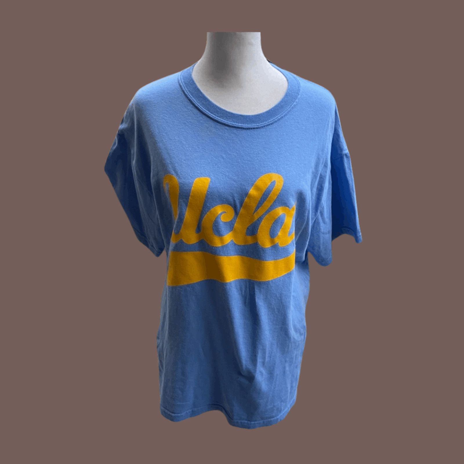 Vintage VTG UCLA Tee | MV Sport Blue Faded | 90s Campuswear Size US M / EU 48-50 / 2 - 1 Thumbnail