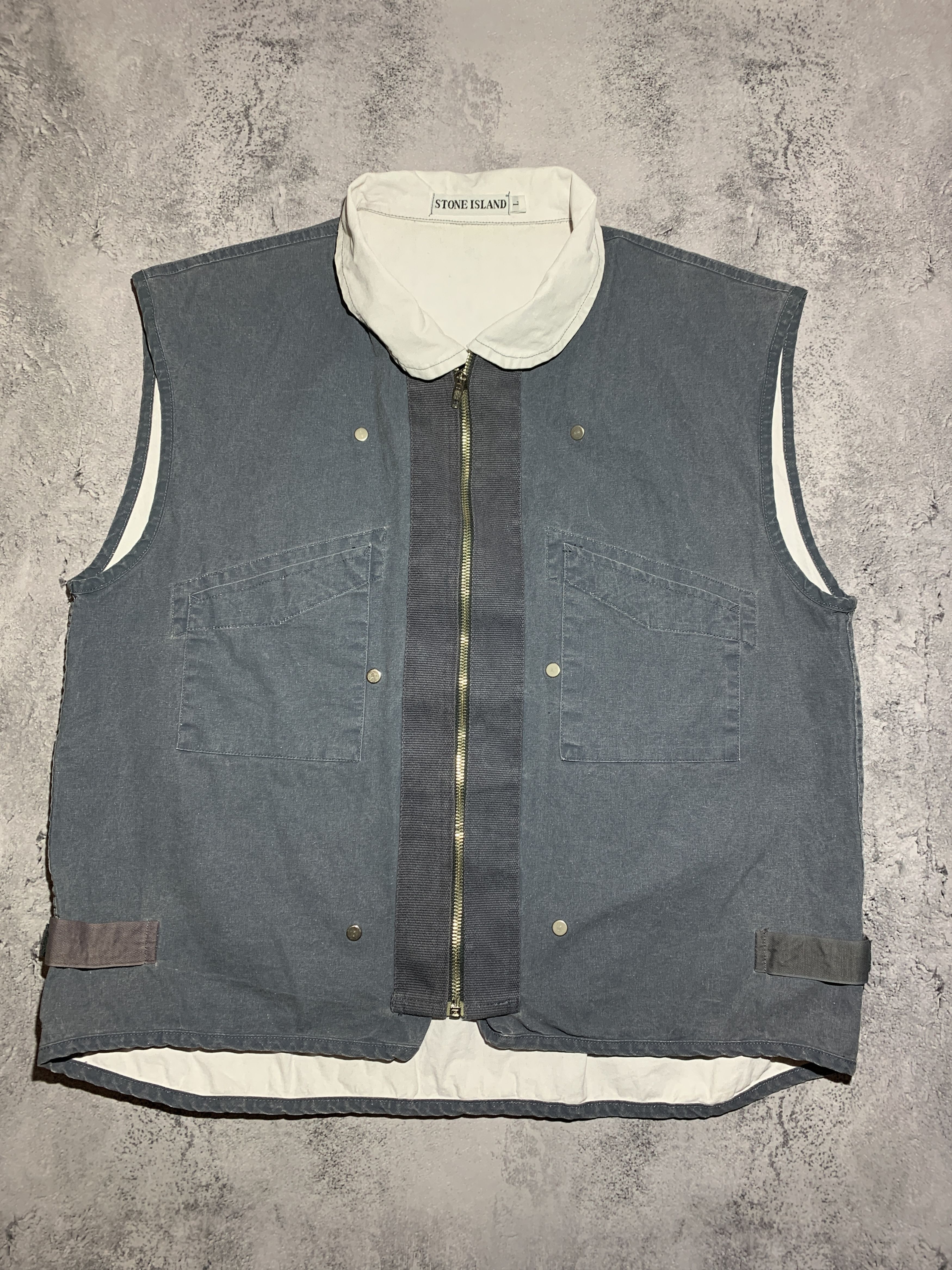 トップス 1983ss STONE  TELA STELLA VEST Stone Island 1983 Tela Stella Vest – TobyTides