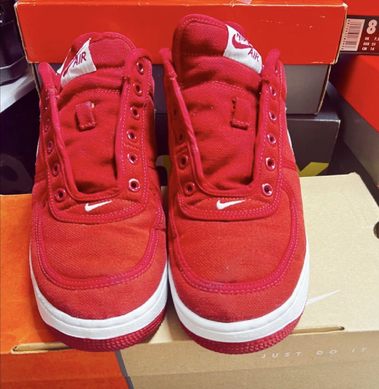 Nike 2001 Nike Air Force 1 canvas Size US 9.5 / EU 42-43 - 5 Thumbnail